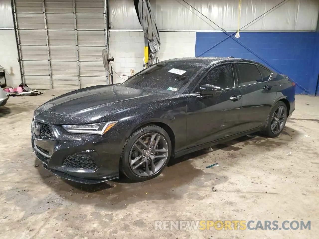 1 Photograph of a damaged car 19UUB7F05MA000735 ACURA TLX 2021