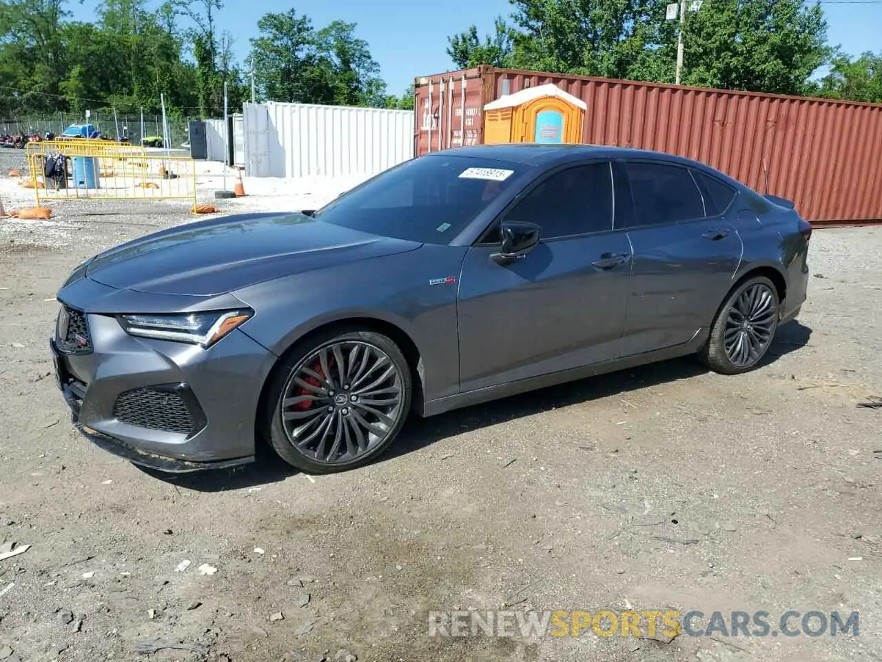 1 Photograph of a damaged car 19UUB7F09MA000379 ACURA TLX 2021