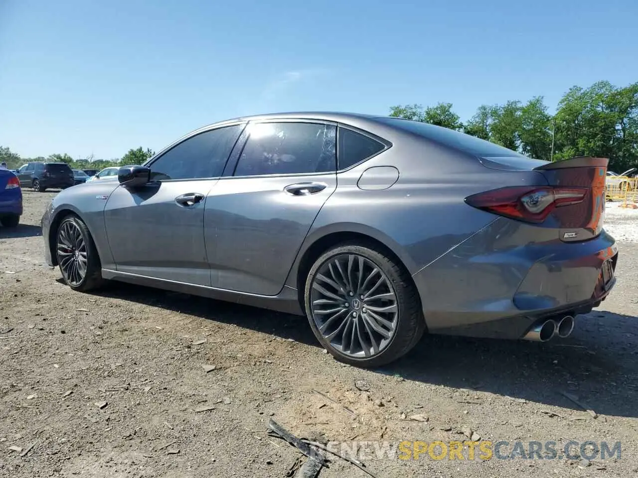 2 Photograph of a damaged car 19UUB7F09MA000379 ACURA TLX 2021