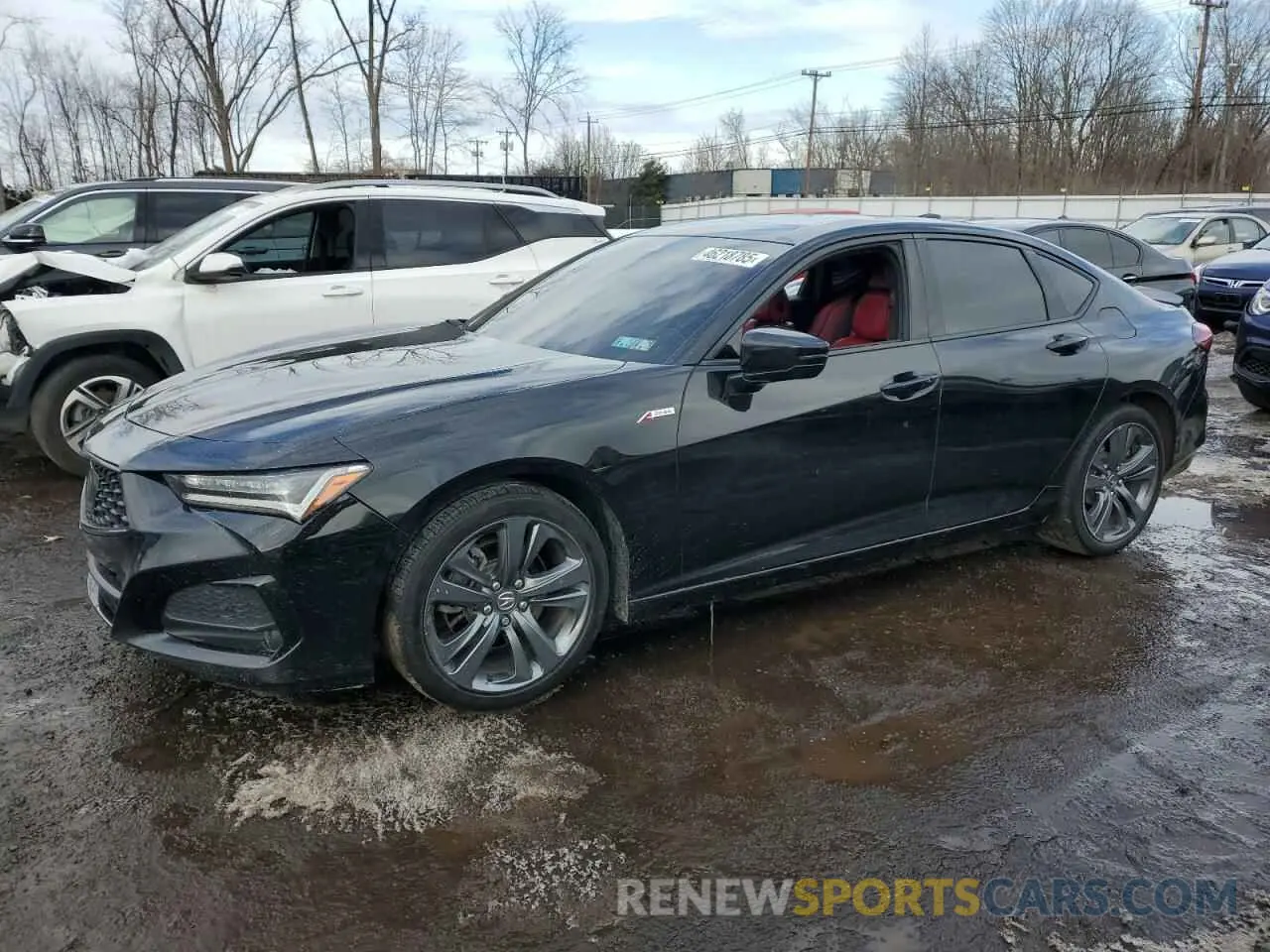 1 Photograph of a damaged car 29UUB6F52MA003677 ACURA TLX 2021