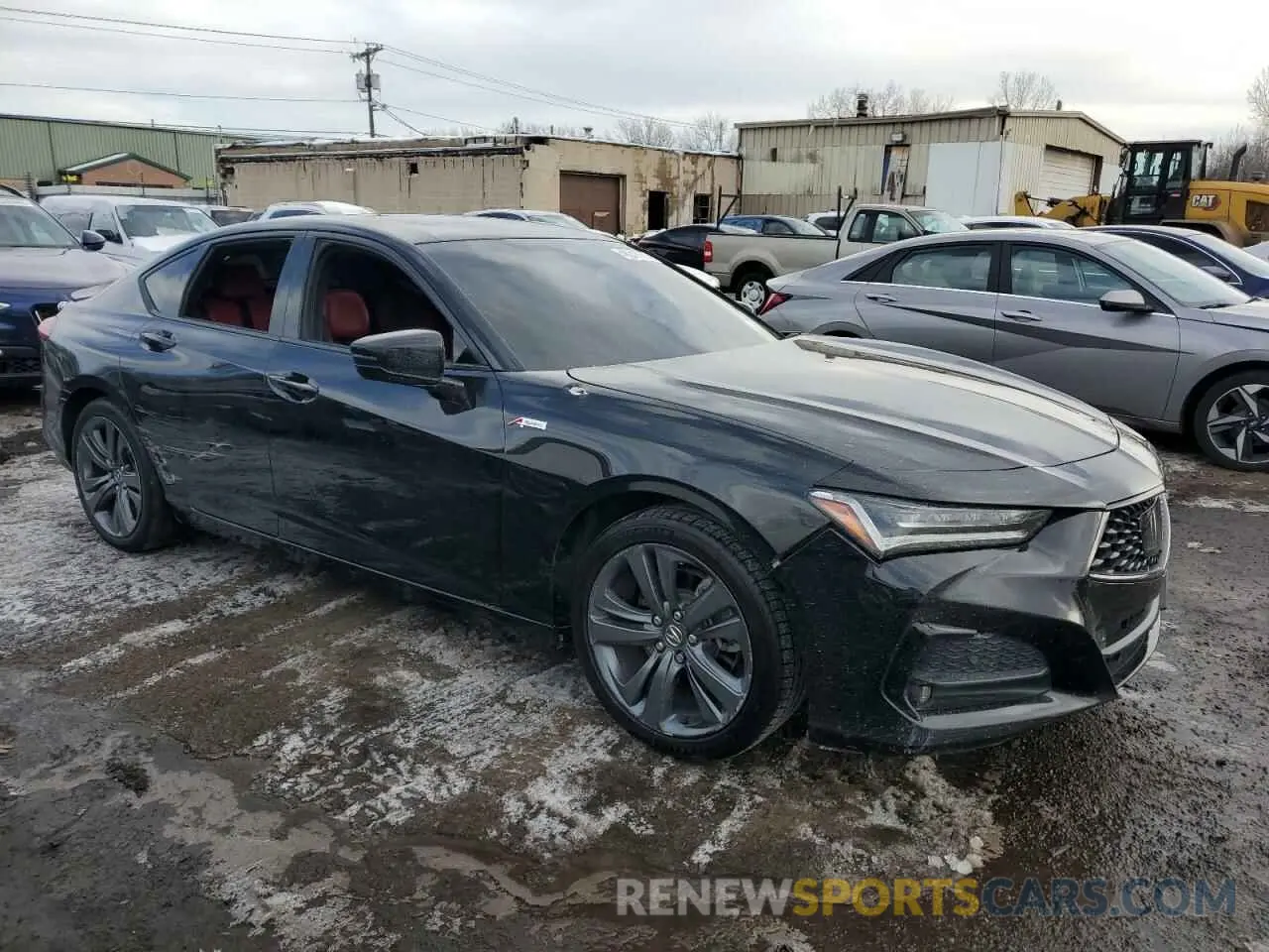 4 Photograph of a damaged car 29UUB6F52MA003677 ACURA TLX 2021