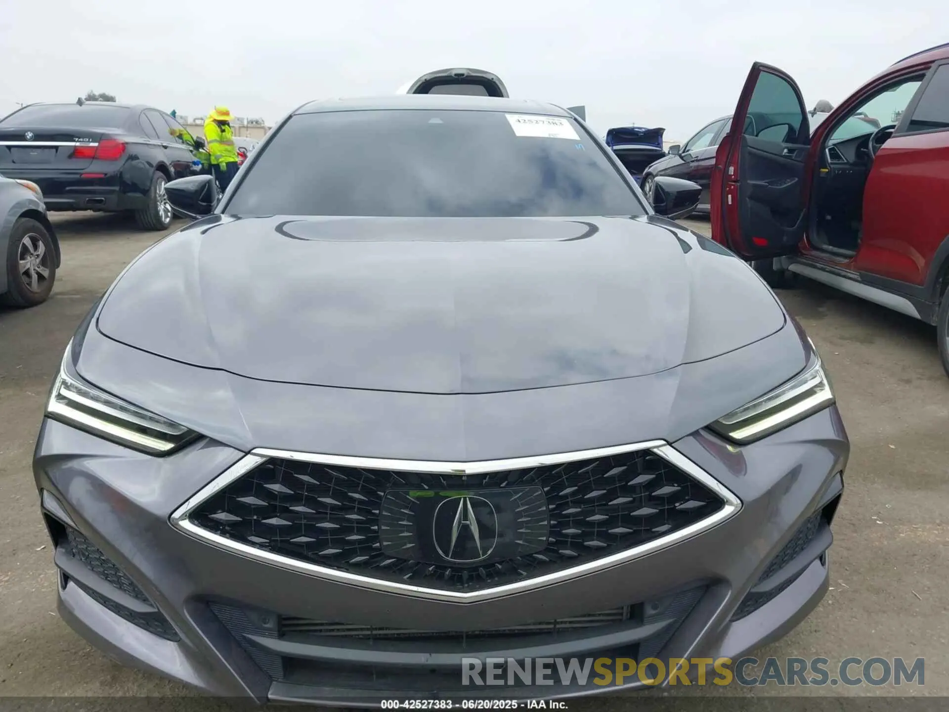 12 Photograph of a damaged car 19UUB5F41NA001843 ACURA TLX 2022