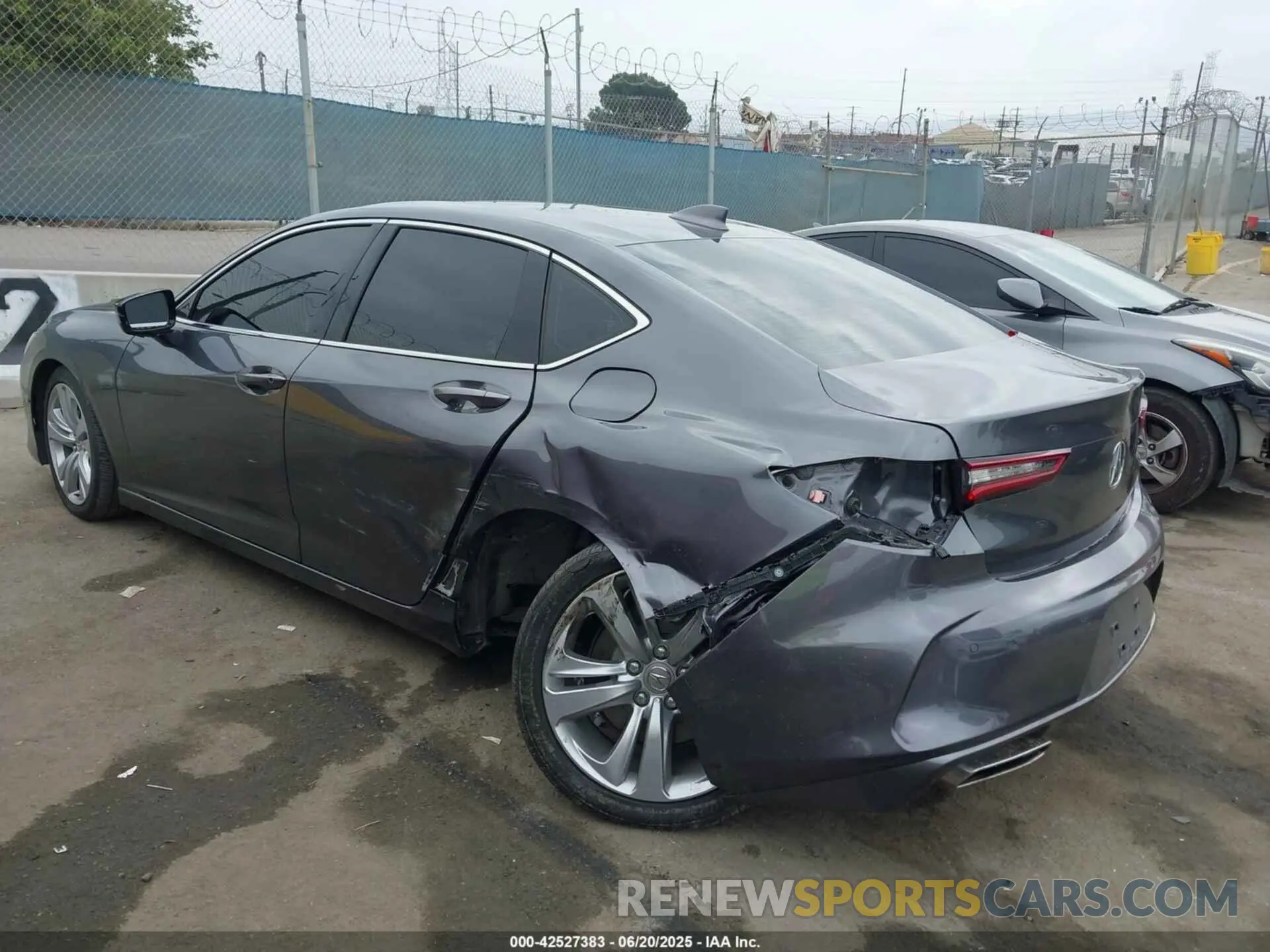 3 Photograph of a damaged car 19UUB5F41NA001843 ACURA TLX 2022