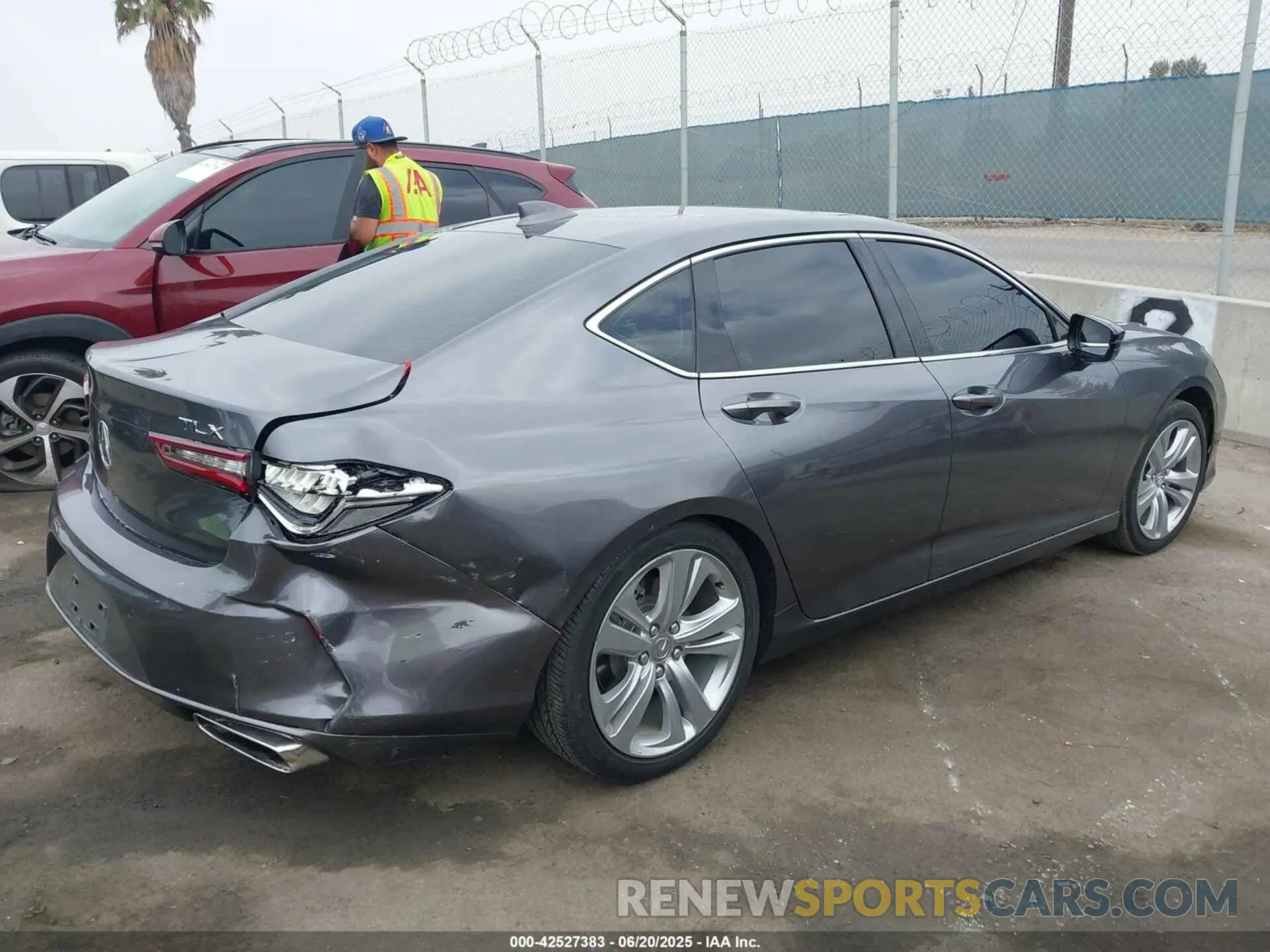 4 Photograph of a damaged car 19UUB5F41NA001843 ACURA TLX 2022