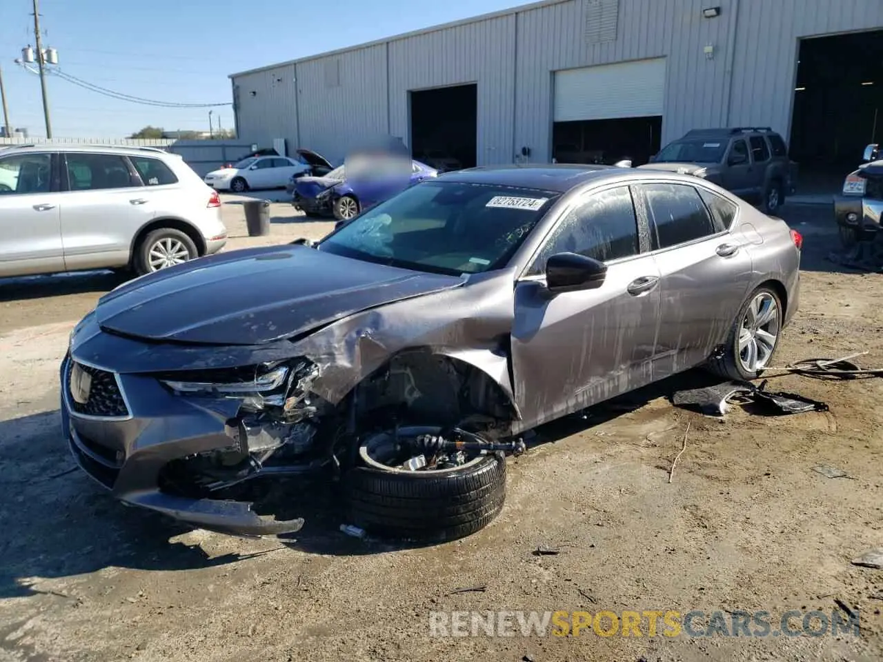 1 Photograph of a damaged car 19UUB5F41NA003012 ACURA TLX 2022