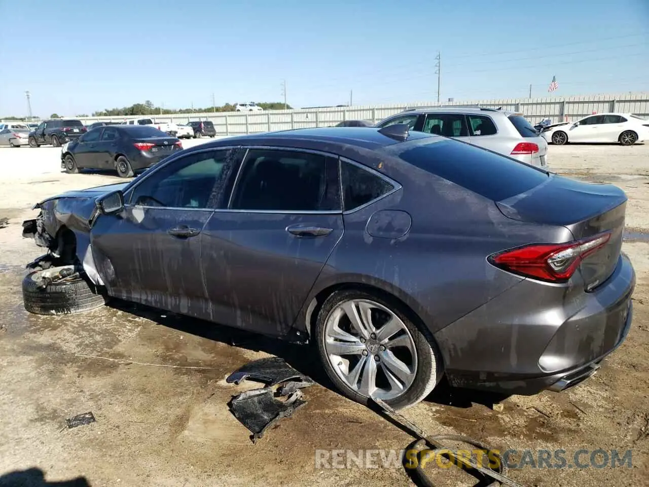 2 Photograph of a damaged car 19UUB5F41NA003012 ACURA TLX 2022
