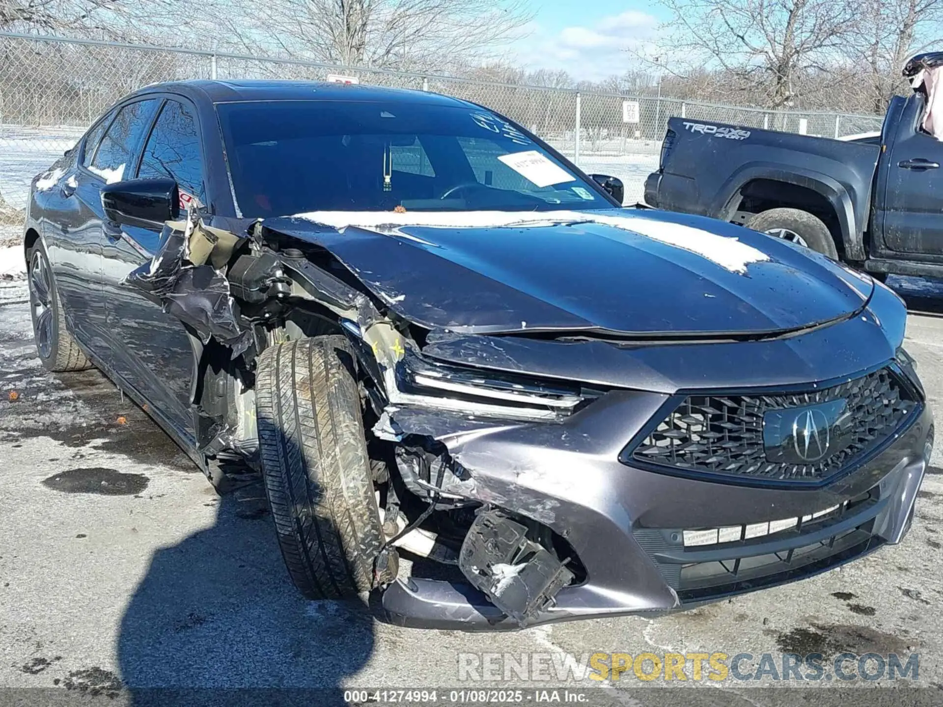 1 Photograph of a damaged car 19UUB5F50NA002152 ACURA TLX 2022