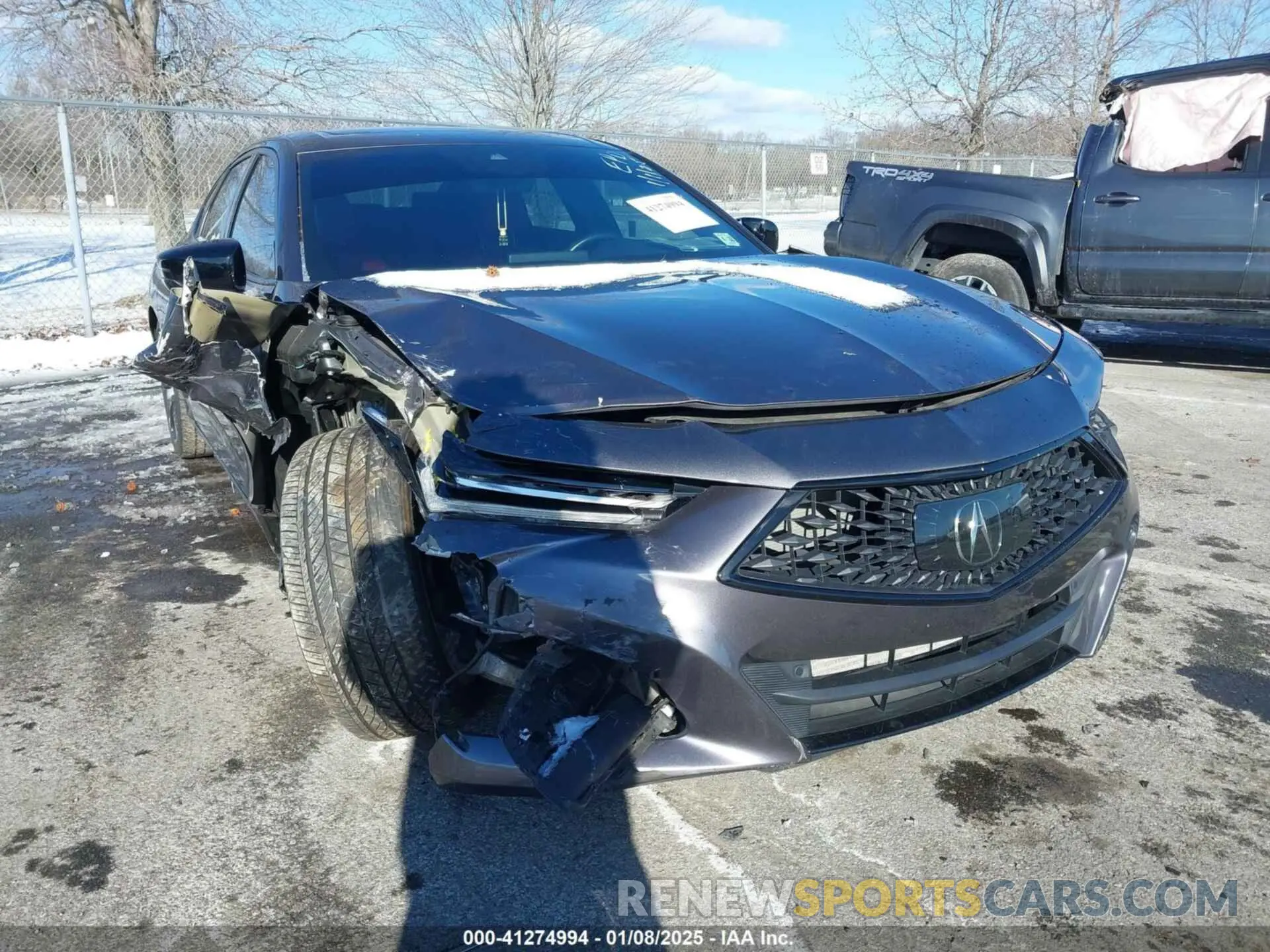 17 Photograph of a damaged car 19UUB5F50NA002152 ACURA TLX 2022