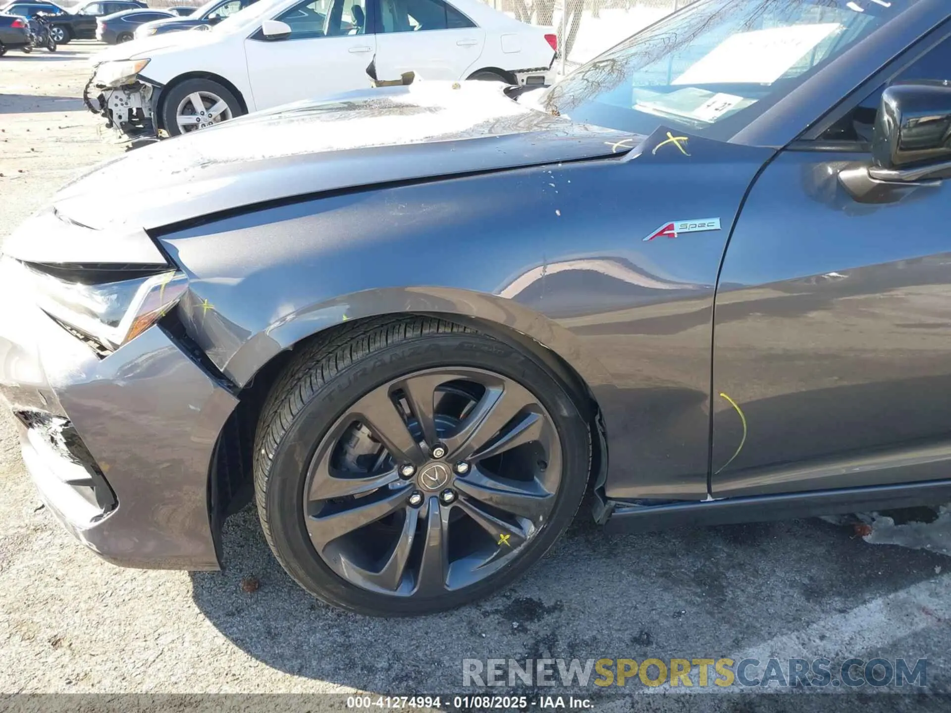 18 Photograph of a damaged car 19UUB5F50NA002152 ACURA TLX 2022
