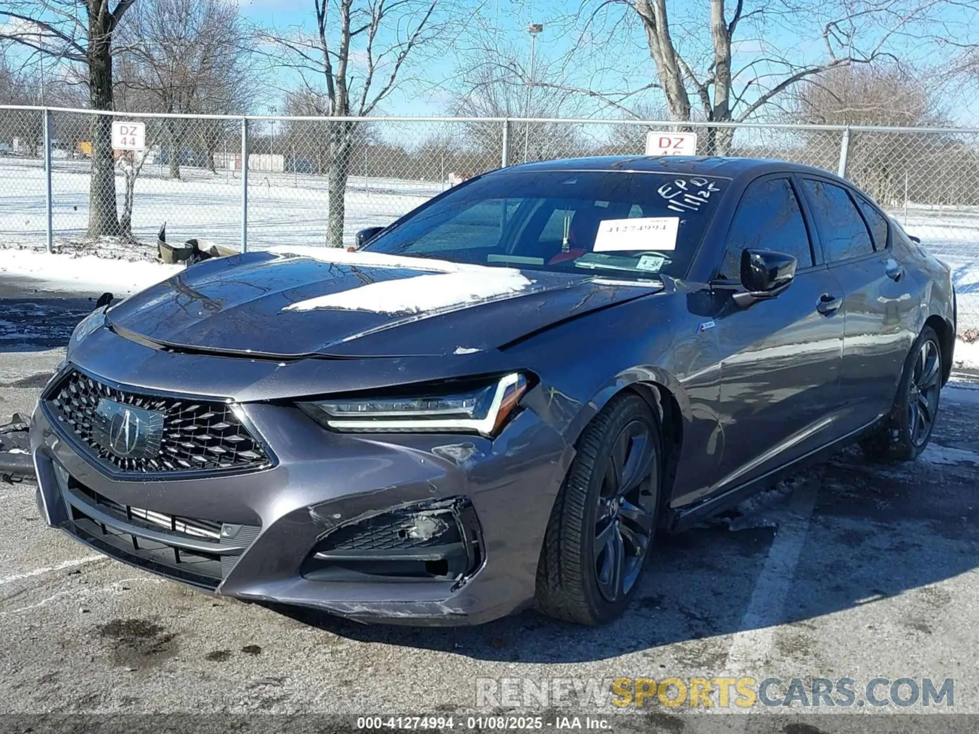 2 Photograph of a damaged car 19UUB5F50NA002152 ACURA TLX 2022