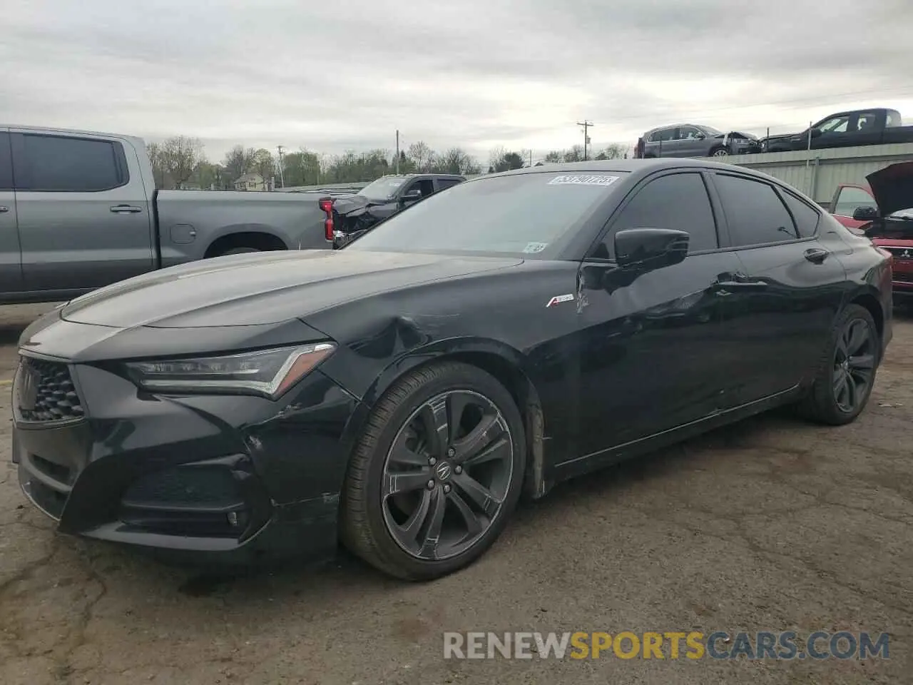 1 Photograph of a damaged car 19UUB5F51NA003892 ACURA TLX 2022