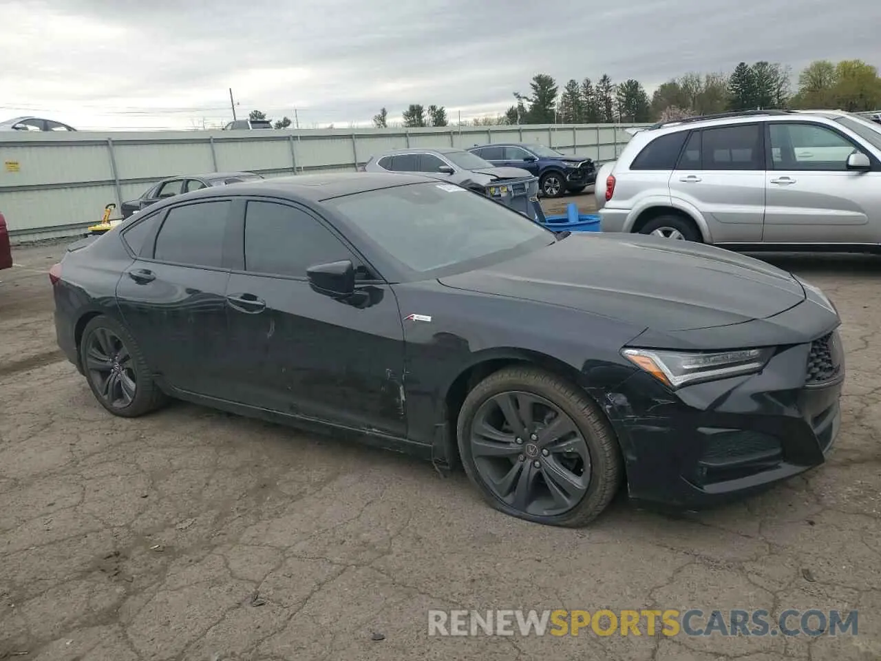 4 Photograph of a damaged car 19UUB5F51NA003892 ACURA TLX 2022