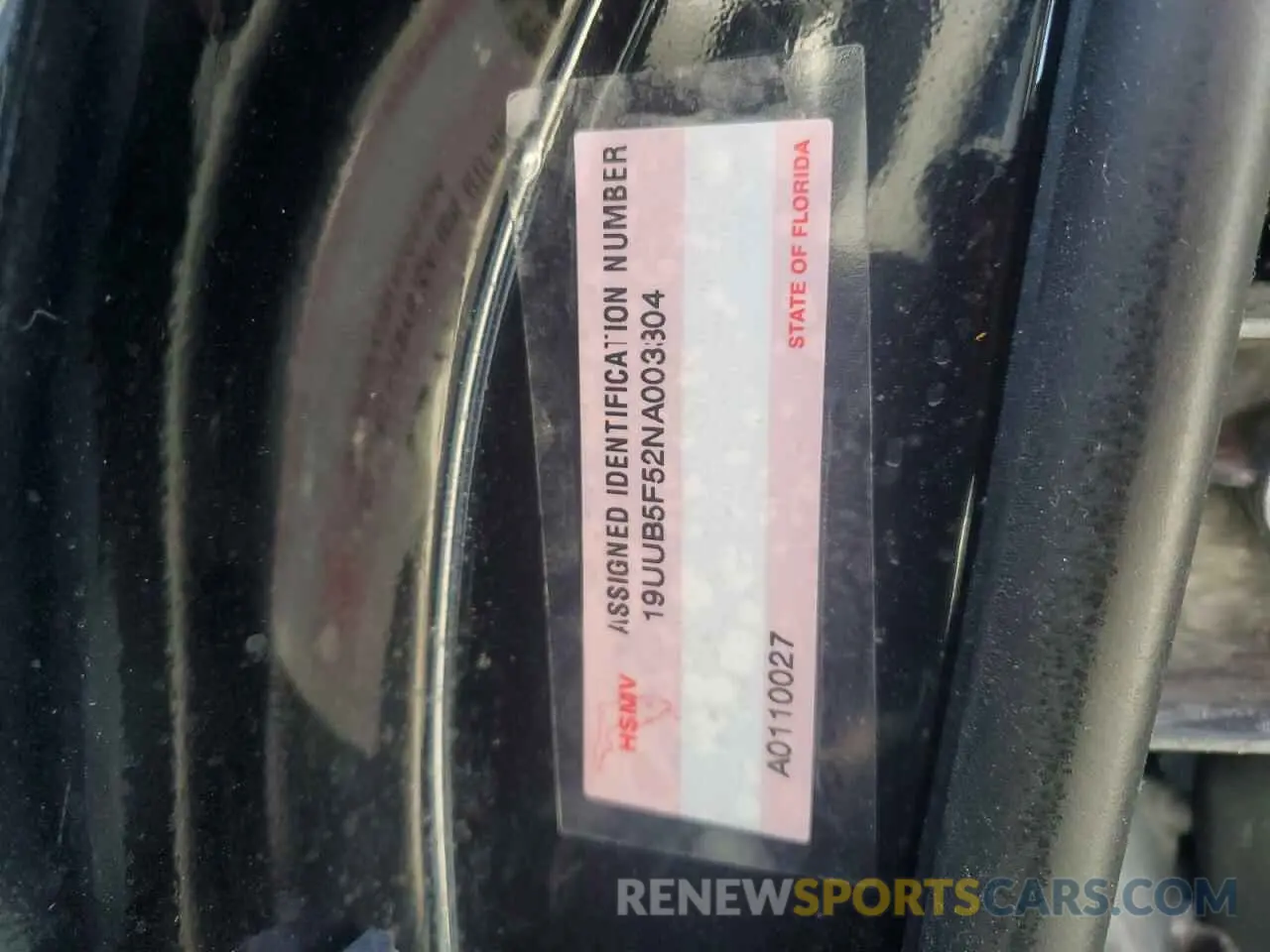 12 Photograph of a damaged car 19UUB5F52NA003304 ACURA TLX 2022
