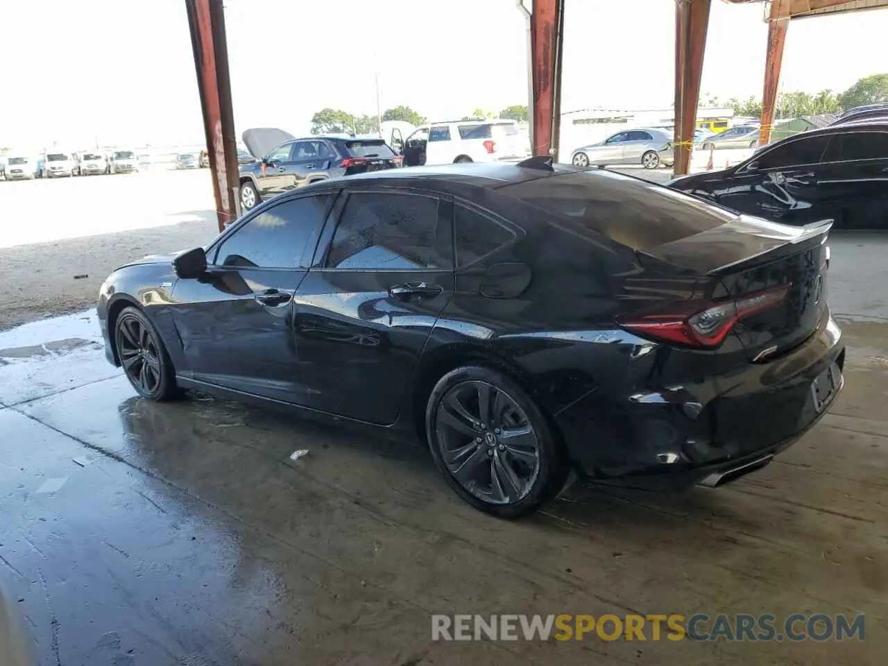 2 Photograph of a damaged car 19UUB5F52NA003304 ACURA TLX 2022