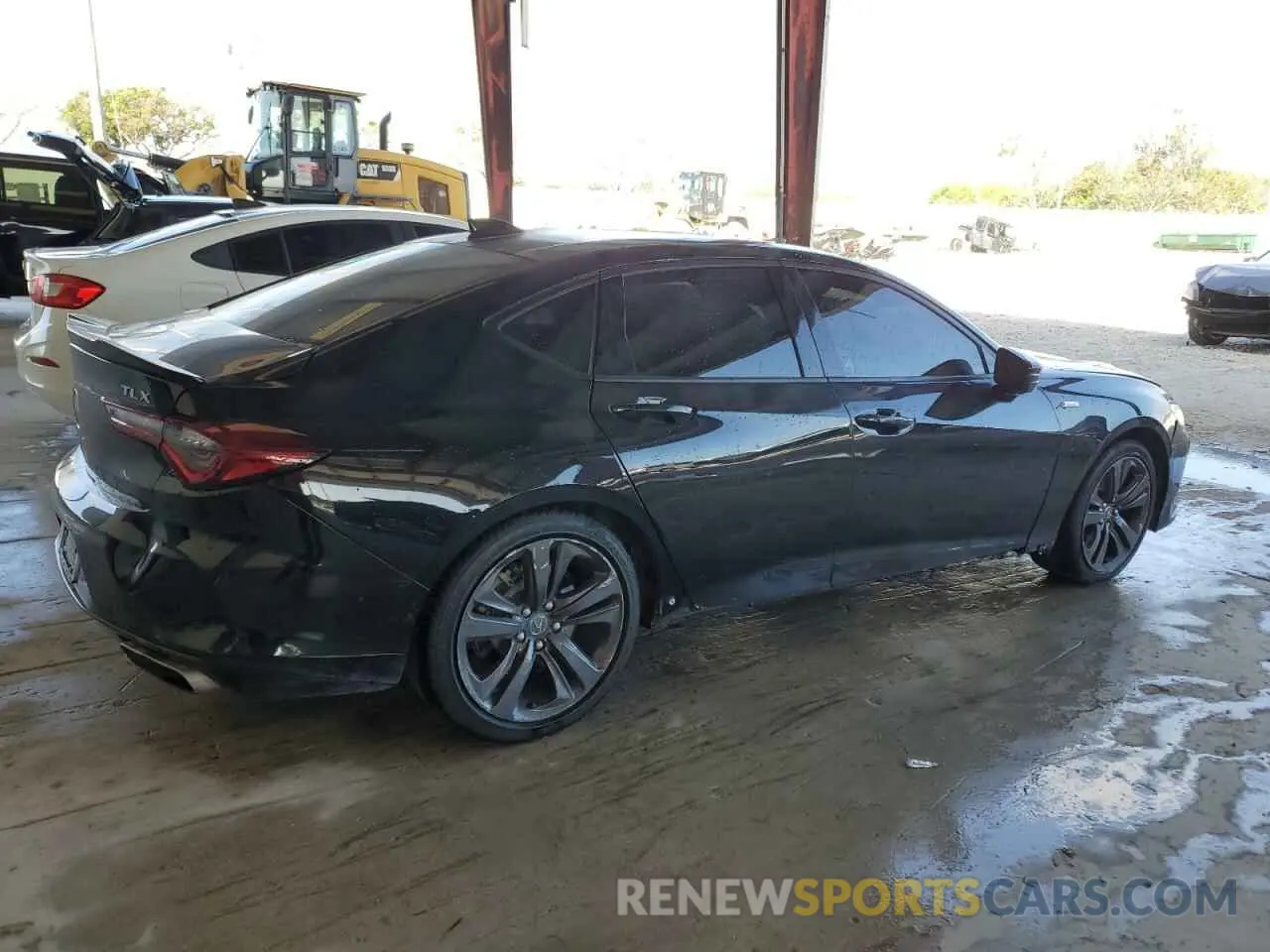 3 Photograph of a damaged car 19UUB5F52NA003304 ACURA TLX 2022