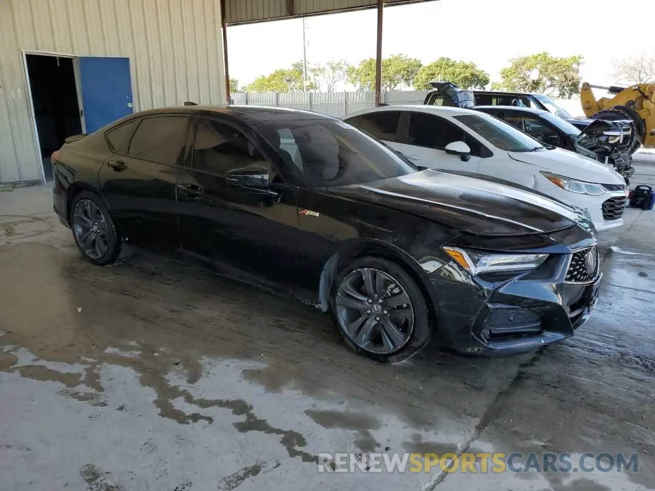 4 Photograph of a damaged car 19UUB5F52NA003304 ACURA TLX 2022