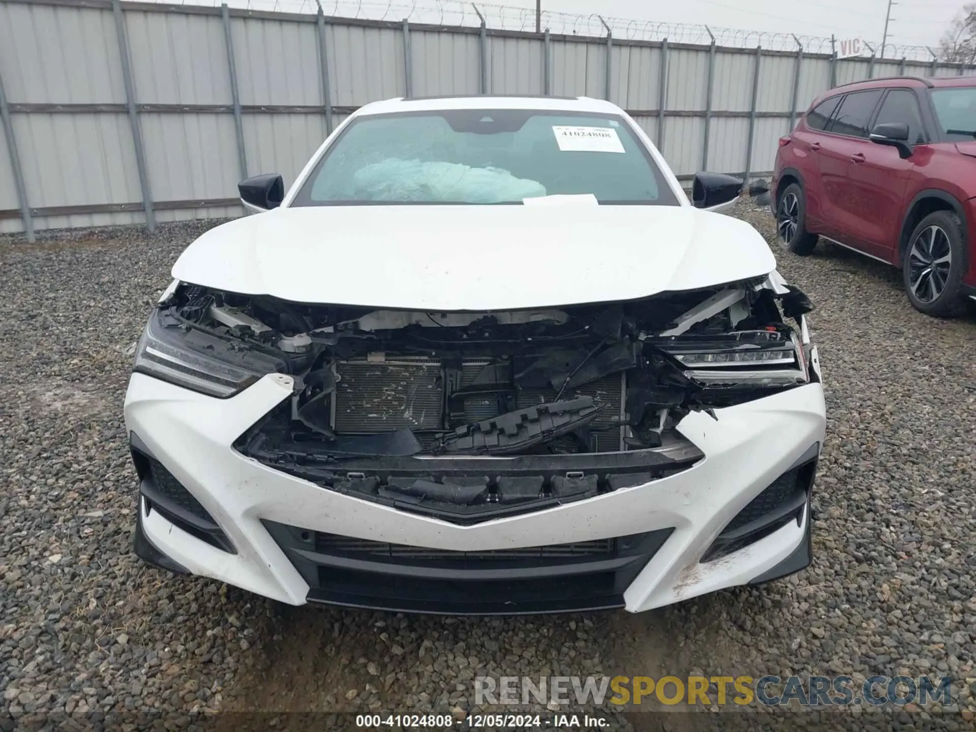 12 Photograph of a damaged car 19UUB5F52NA003710 ACURA TLX 2022
