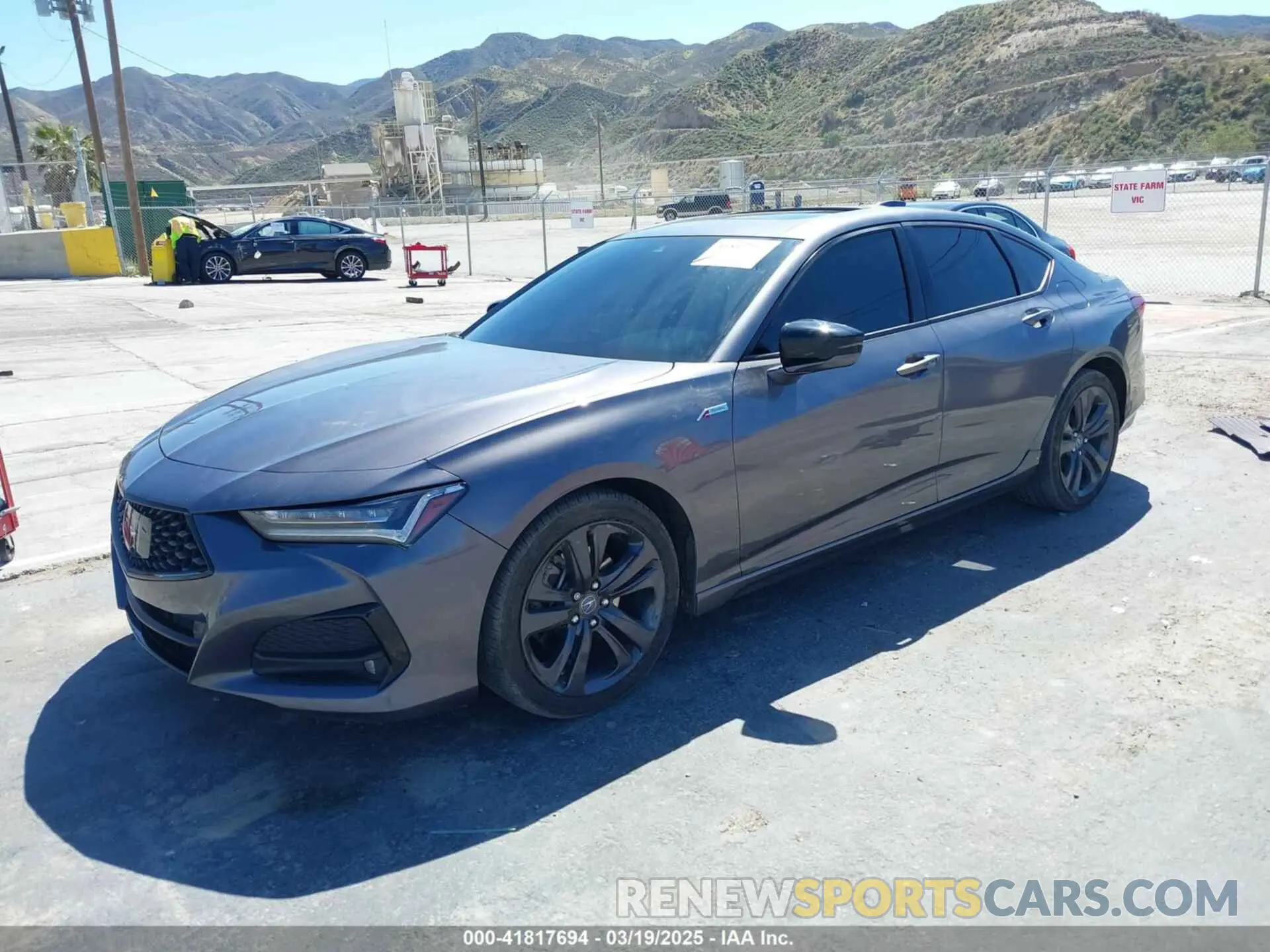 2 Photograph of a damaged car 19UUB5F52NA003934 ACURA TLX 2022