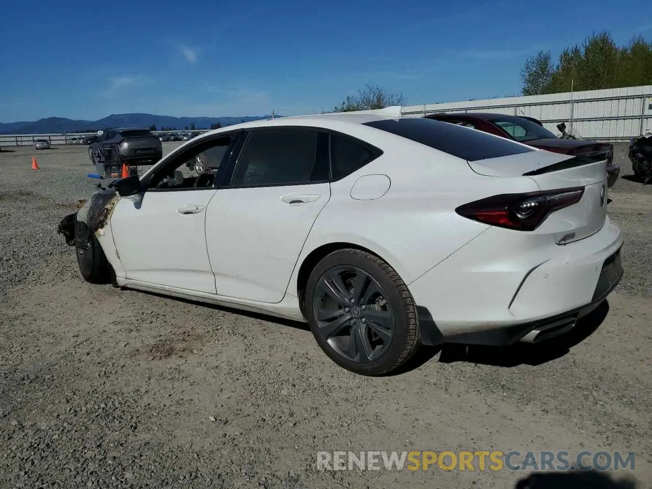 2 Photograph of a damaged car 19UUB5F52NA004243 ACURA TLX 2022