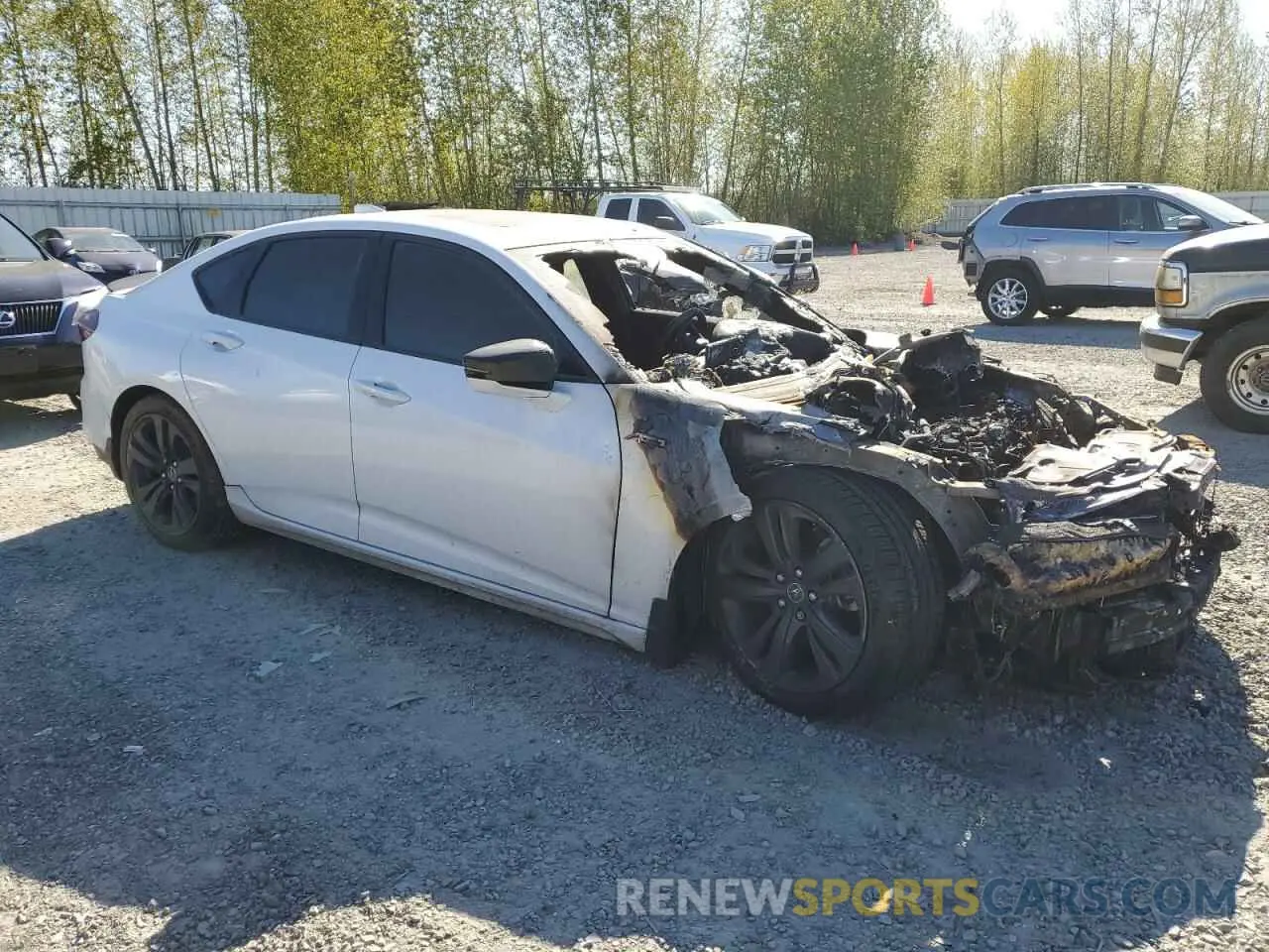 4 Photograph of a damaged car 19UUB5F52NA004243 ACURA TLX 2022