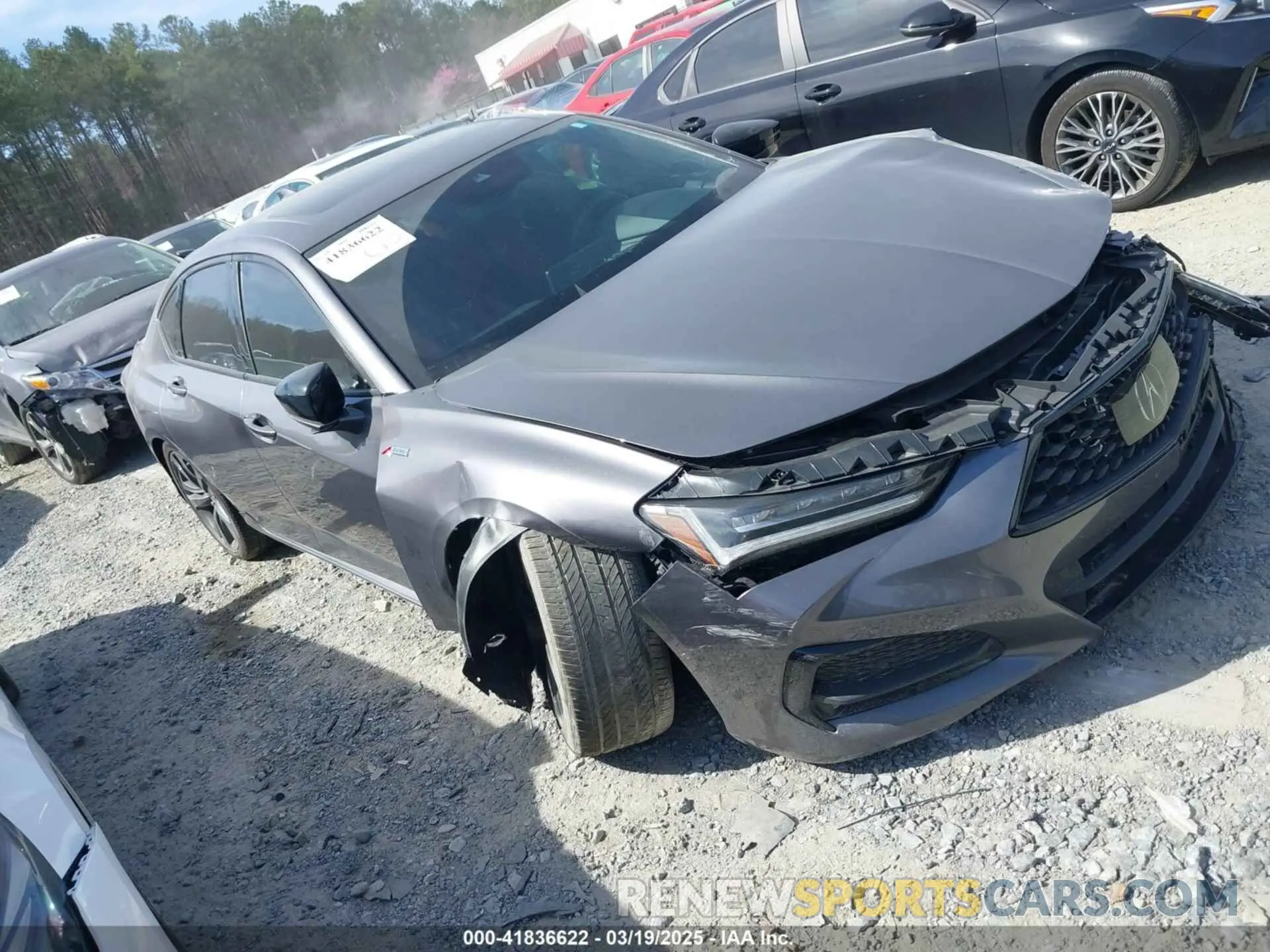 1 Photograph of a damaged car 19UUB5F53NA002629 ACURA TLX 2022