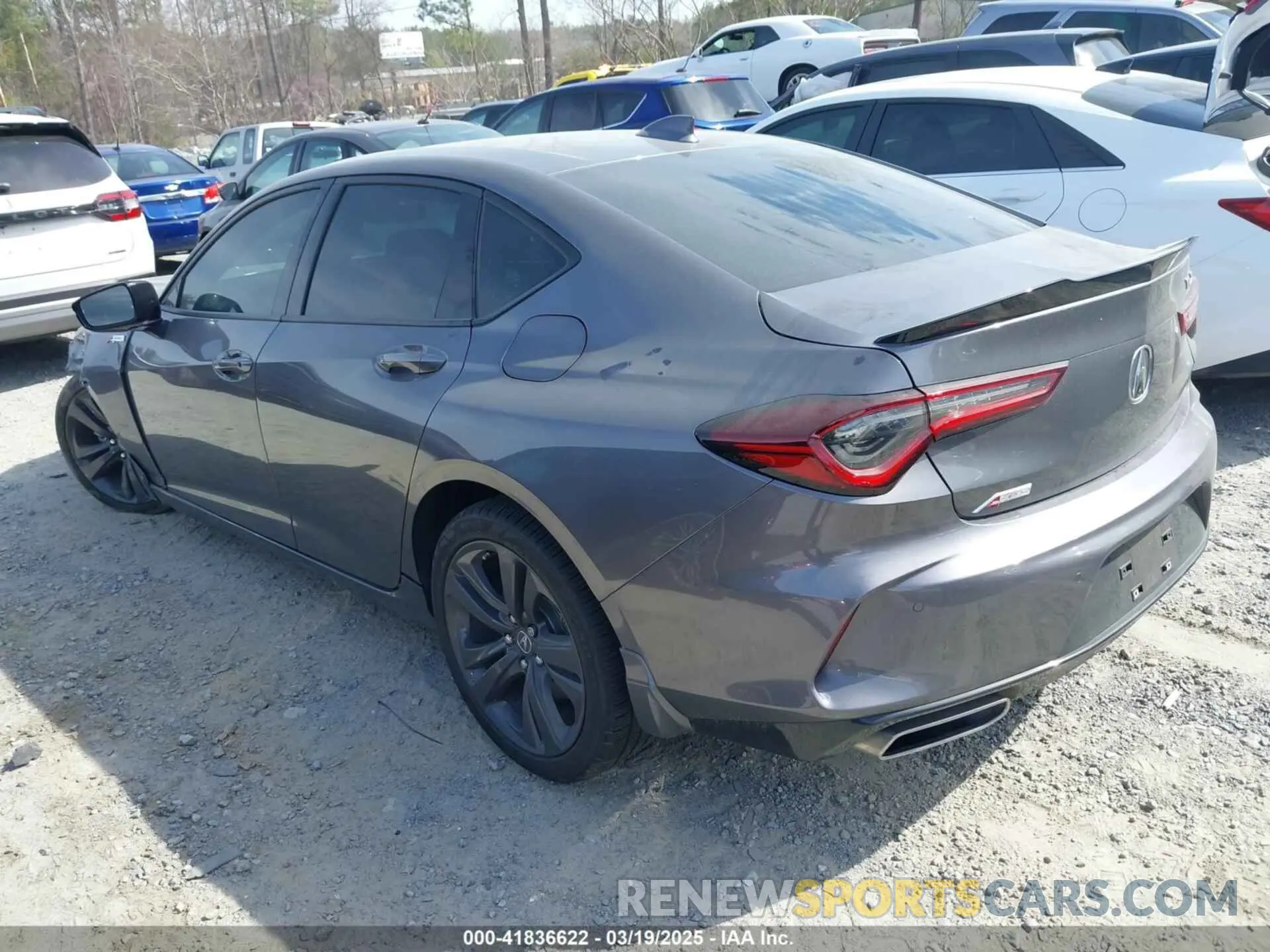 3 Photograph of a damaged car 19UUB5F53NA002629 ACURA TLX 2022