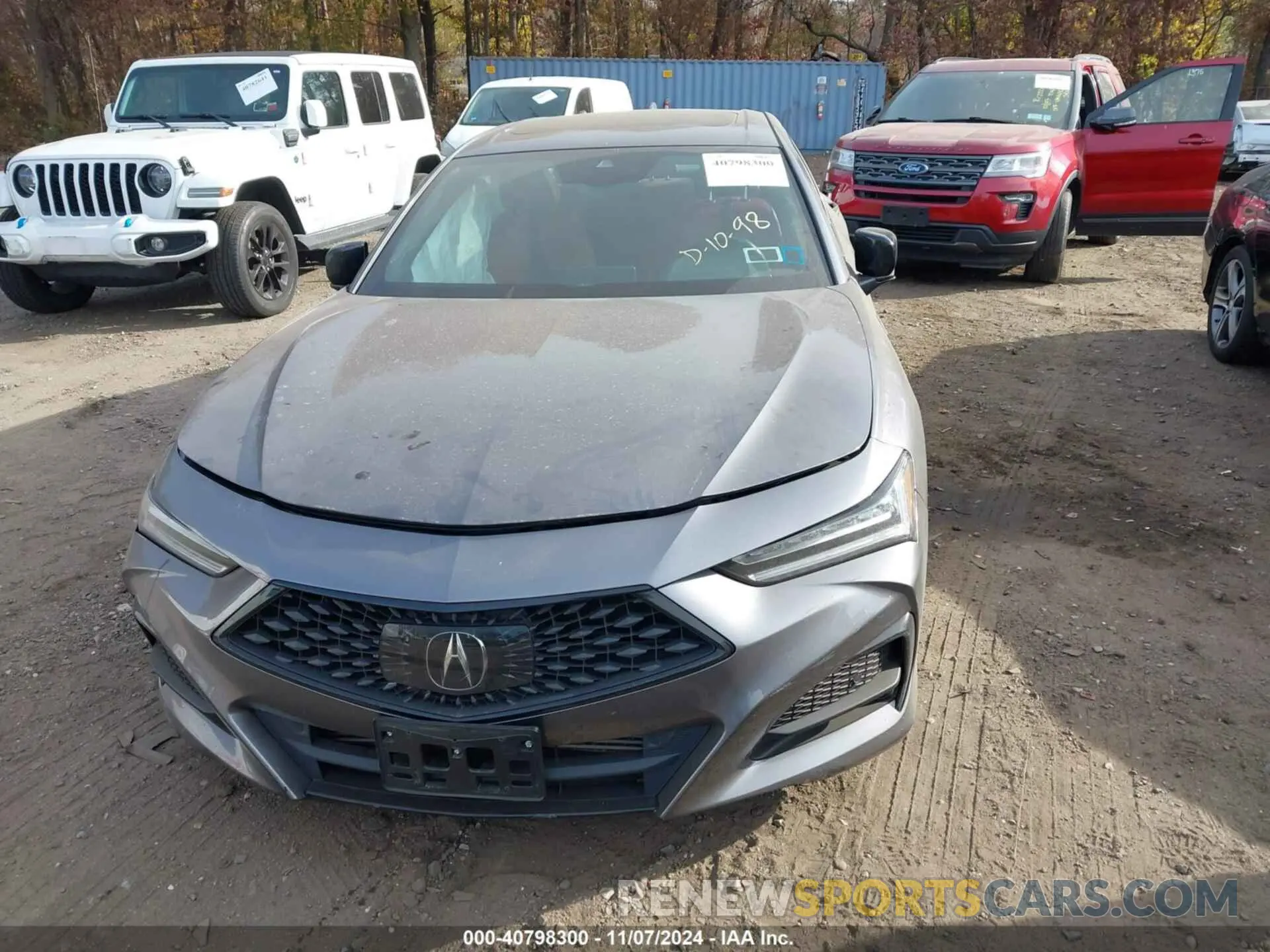 12 Photograph of a damaged car 19UUB5F54NA000596 ACURA TLX 2022