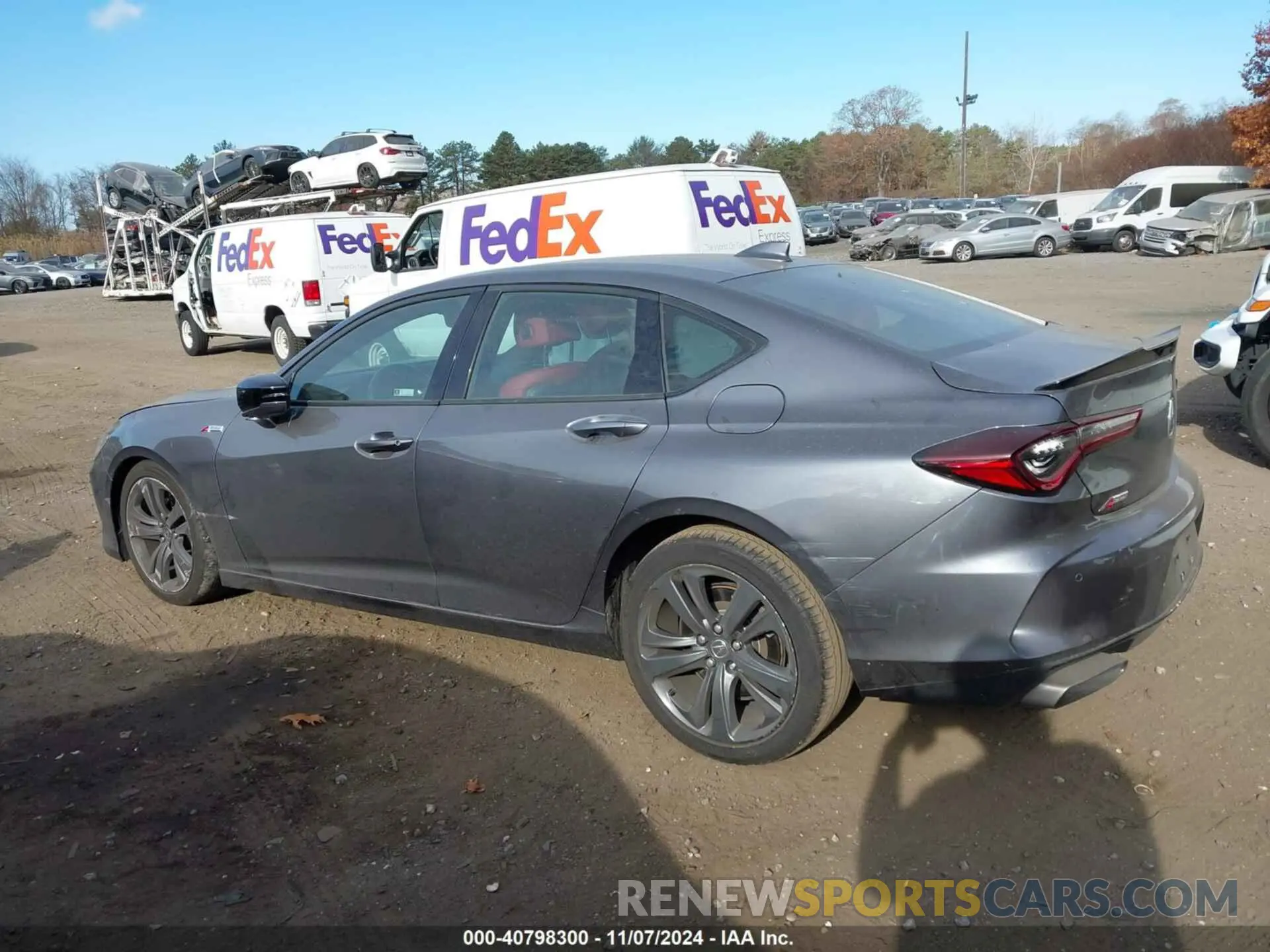 14 Photograph of a damaged car 19UUB5F54NA000596 ACURA TLX 2022