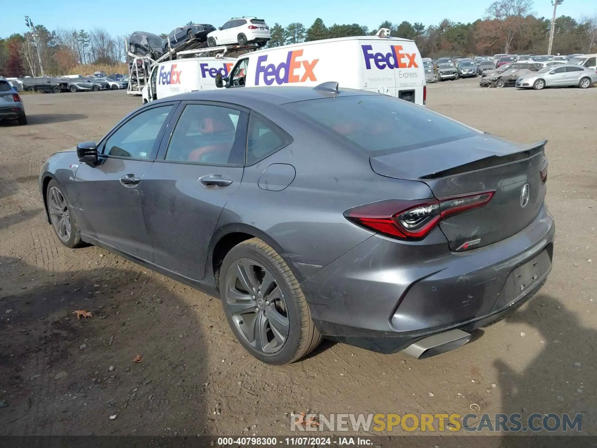 3 Photograph of a damaged car 19UUB5F54NA000596 ACURA TLX 2022