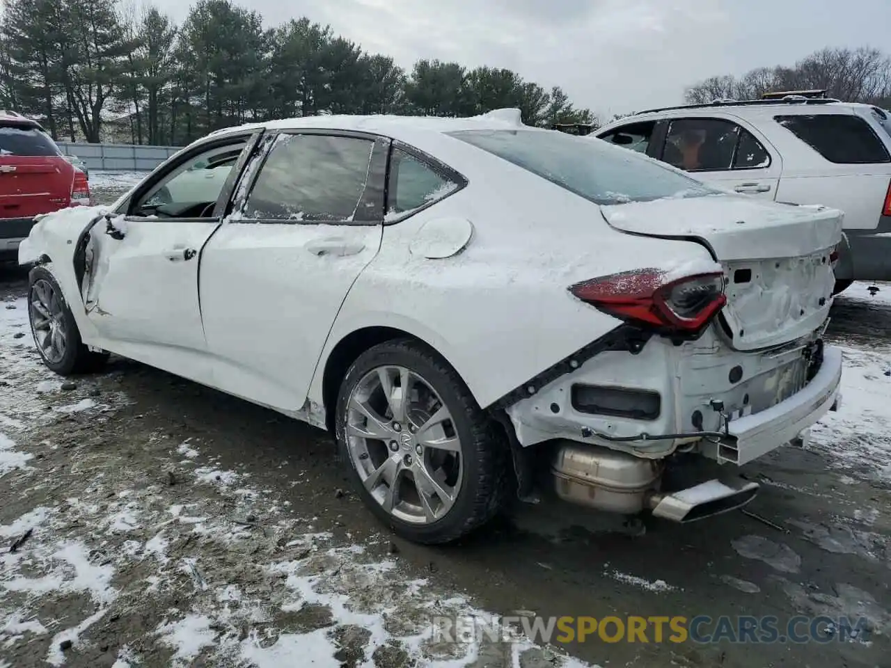 2 Photograph of a damaged car 19UUB5F55NA000994 ACURA TLX 2022