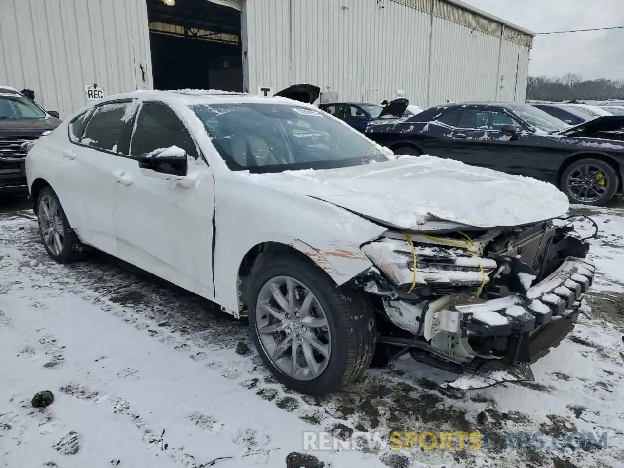 4 Photograph of a damaged car 19UUB5F55NA000994 ACURA TLX 2022