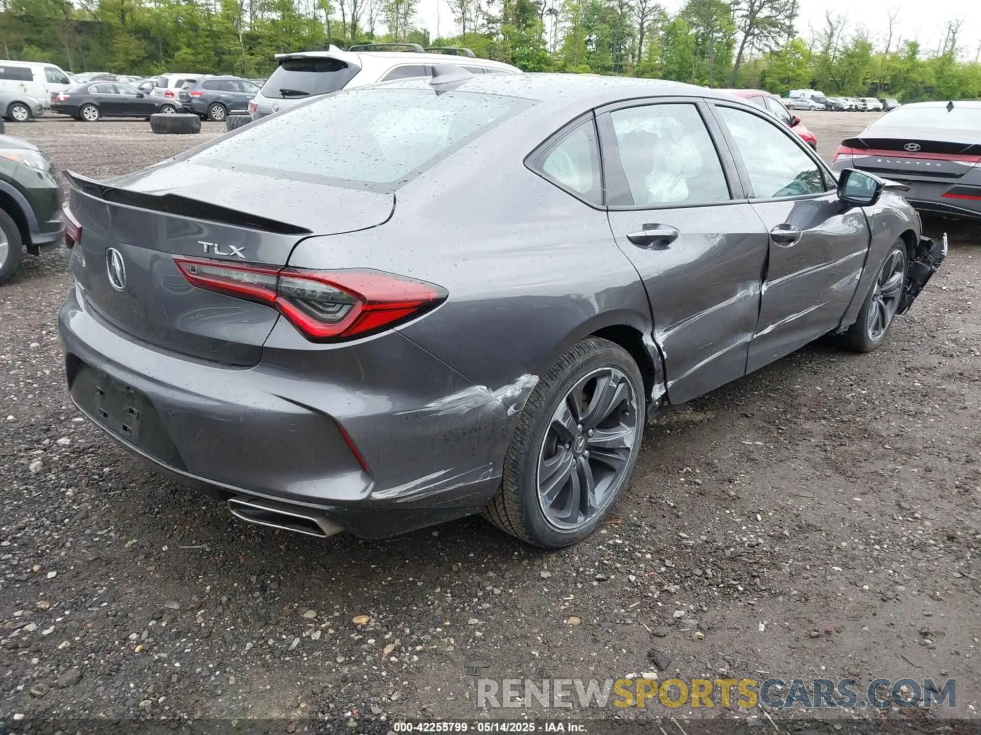4 Photograph of a damaged car 19UUB5F55NA002986 ACURA TLX 2022