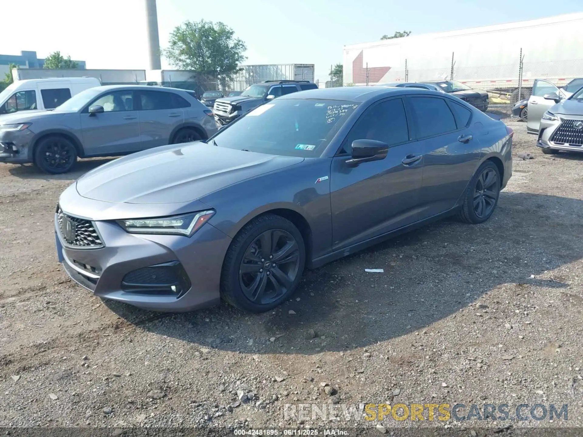 2 Photograph of a damaged car 19UUB5F56NA004388 ACURA TLX 2022