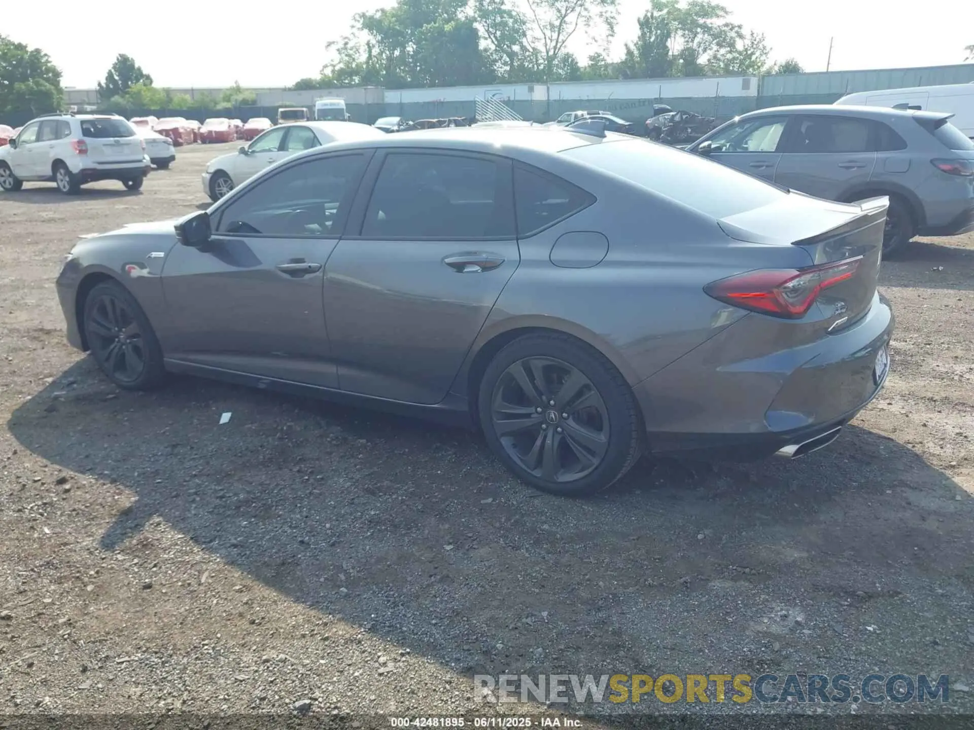 3 Photograph of a damaged car 19UUB5F56NA004388 ACURA TLX 2022