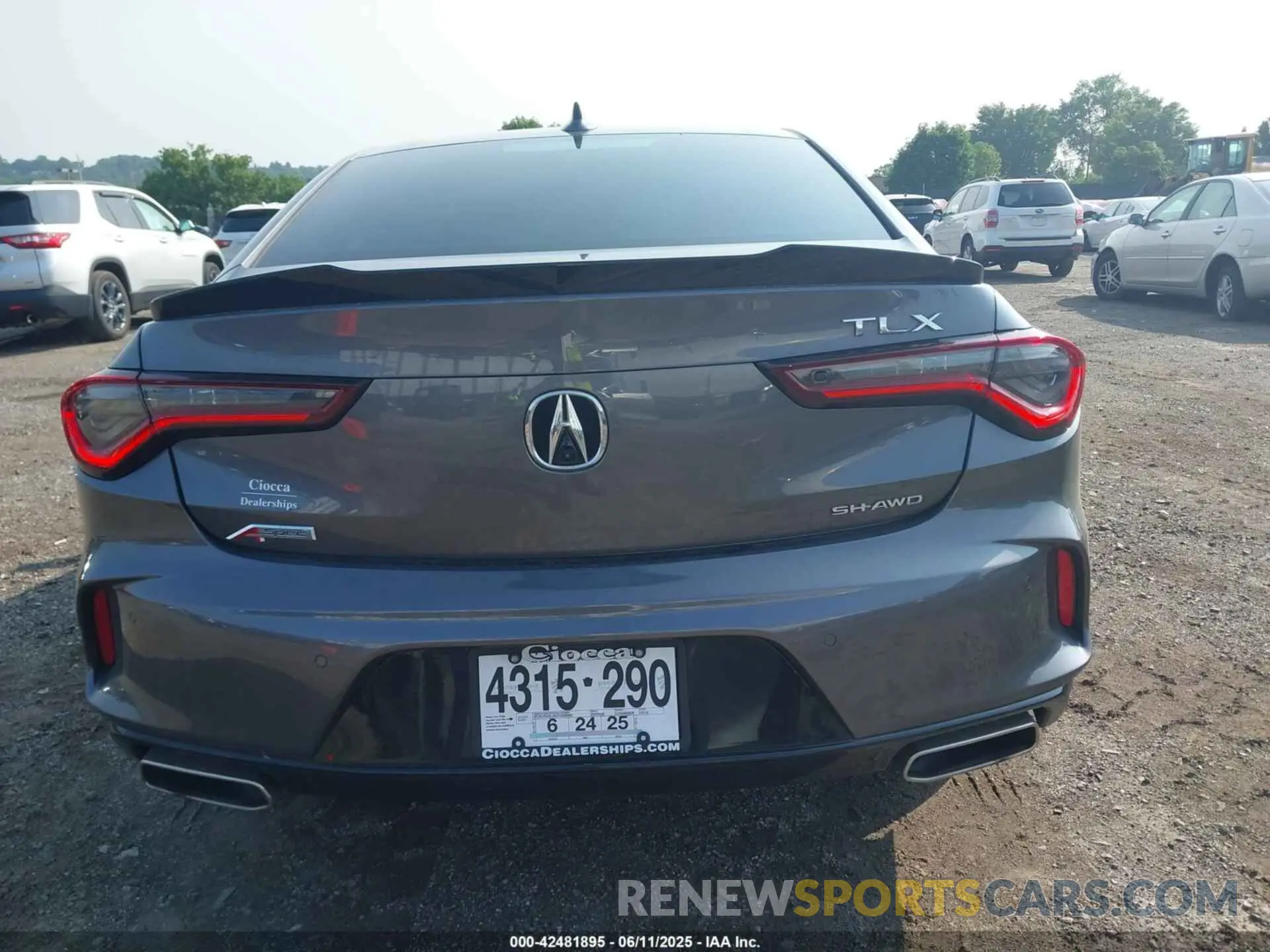 6 Photograph of a damaged car 19UUB5F56NA004388 ACURA TLX 2022