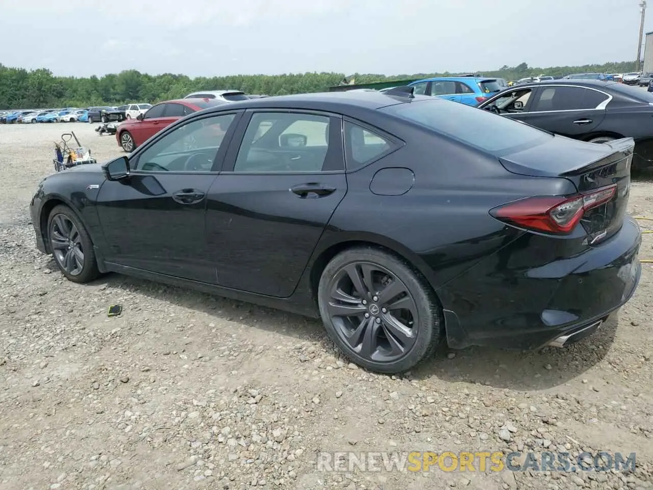 2 Photograph of a damaged car 19UUB5F57NA001676 ACURA TLX 2022