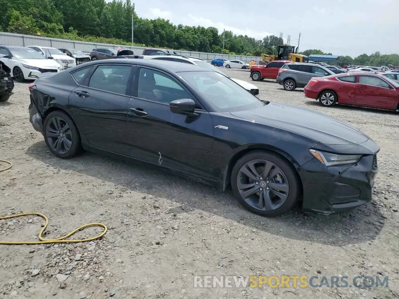 4 Photograph of a damaged car 19UUB5F57NA001676 ACURA TLX 2022