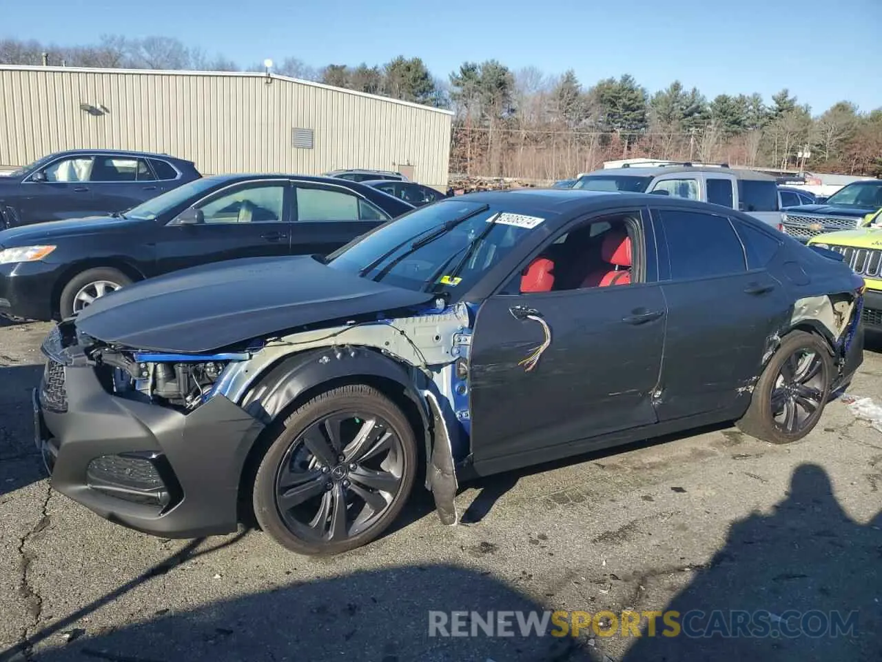 1 Photograph of a damaged car 19UUB5F57NA003556 ACURA TLX 2022