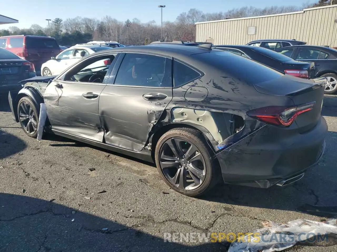 2 Photograph of a damaged car 19UUB5F57NA003556 ACURA TLX 2022