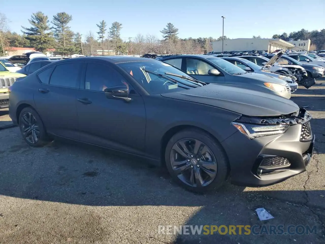 4 Photograph of a damaged car 19UUB5F57NA003556 ACURA TLX 2022