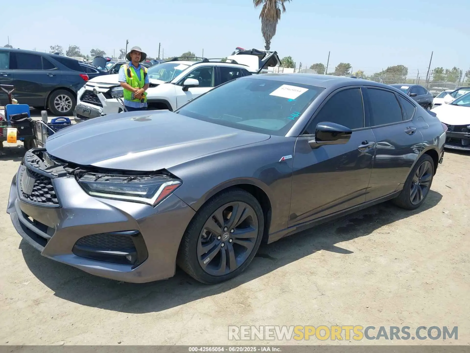 15 Photograph of a damaged car 19UUB5F57NA005596 ACURA TLX 2022