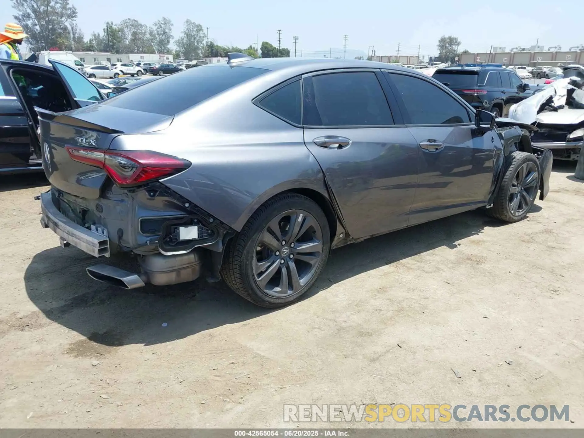 4 Photograph of a damaged car 19UUB5F57NA005596 ACURA TLX 2022