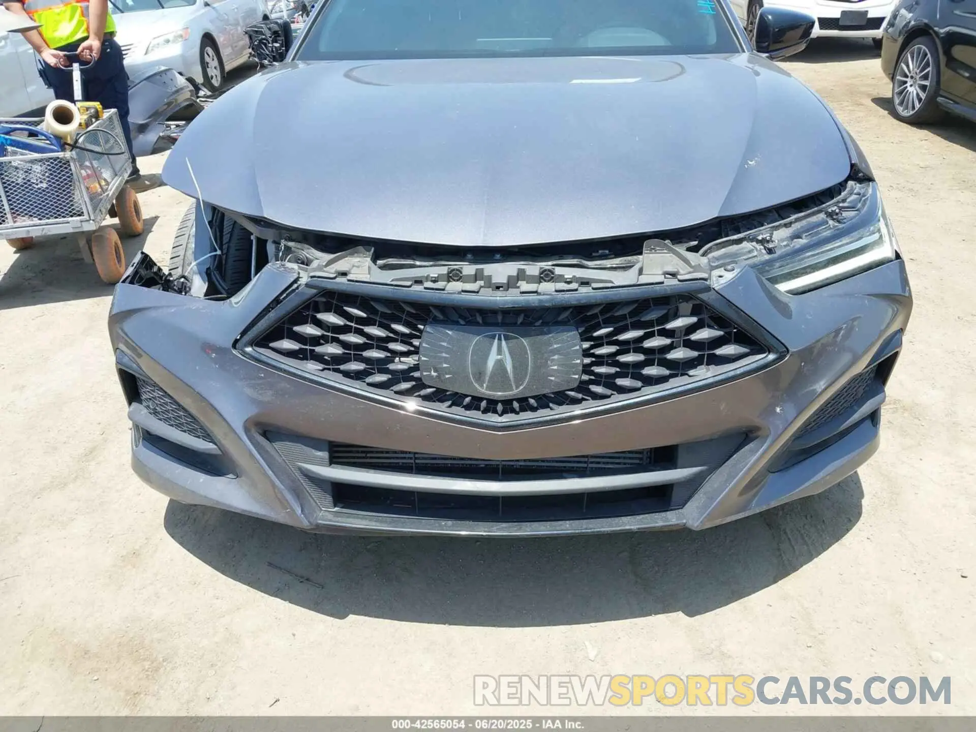 6 Photograph of a damaged car 19UUB5F57NA005596 ACURA TLX 2022