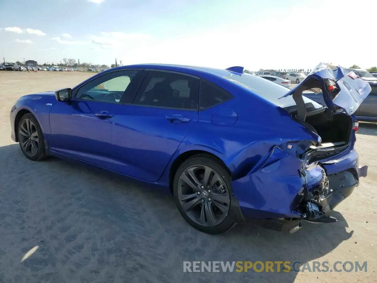 2 Photograph of a damaged car 19UUB5F58NA001590 ACURA TLX 2022