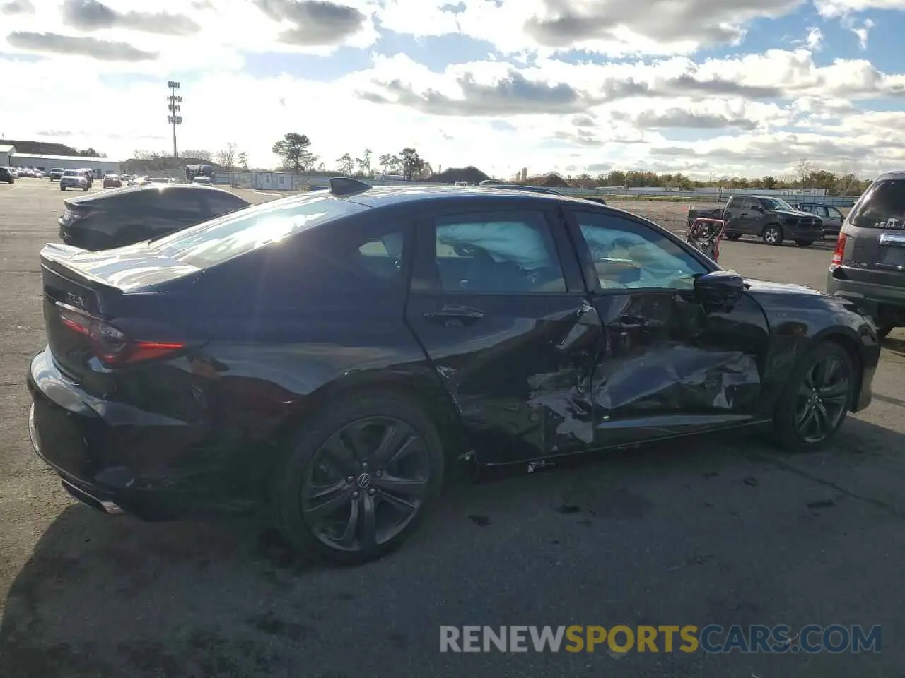 3 Photograph of a damaged car 19UUB5F58NA005929 ACURA TLX 2022