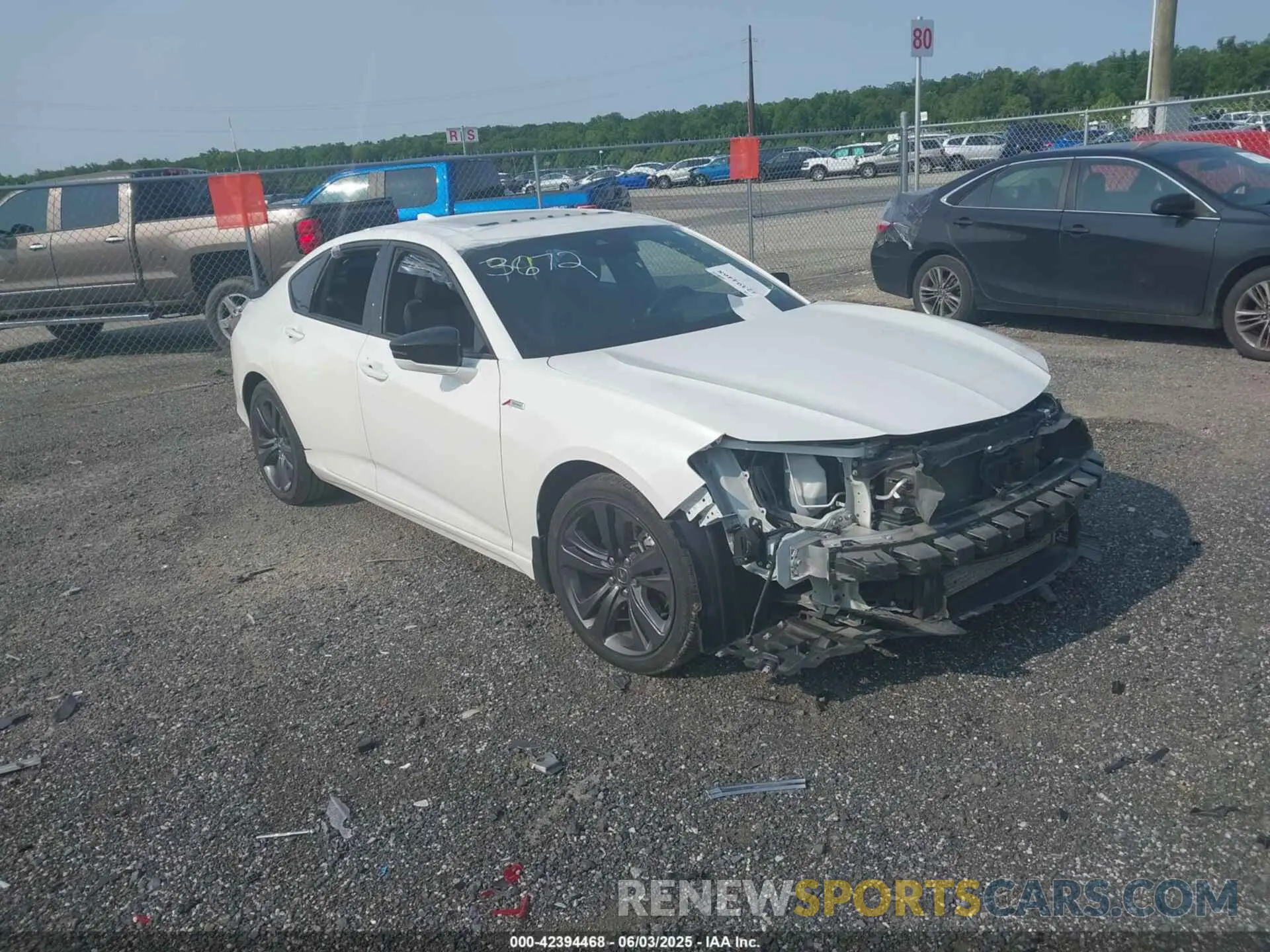1 Photograph of a damaged car 19UUB5F59NA003672 ACURA TLX 2022