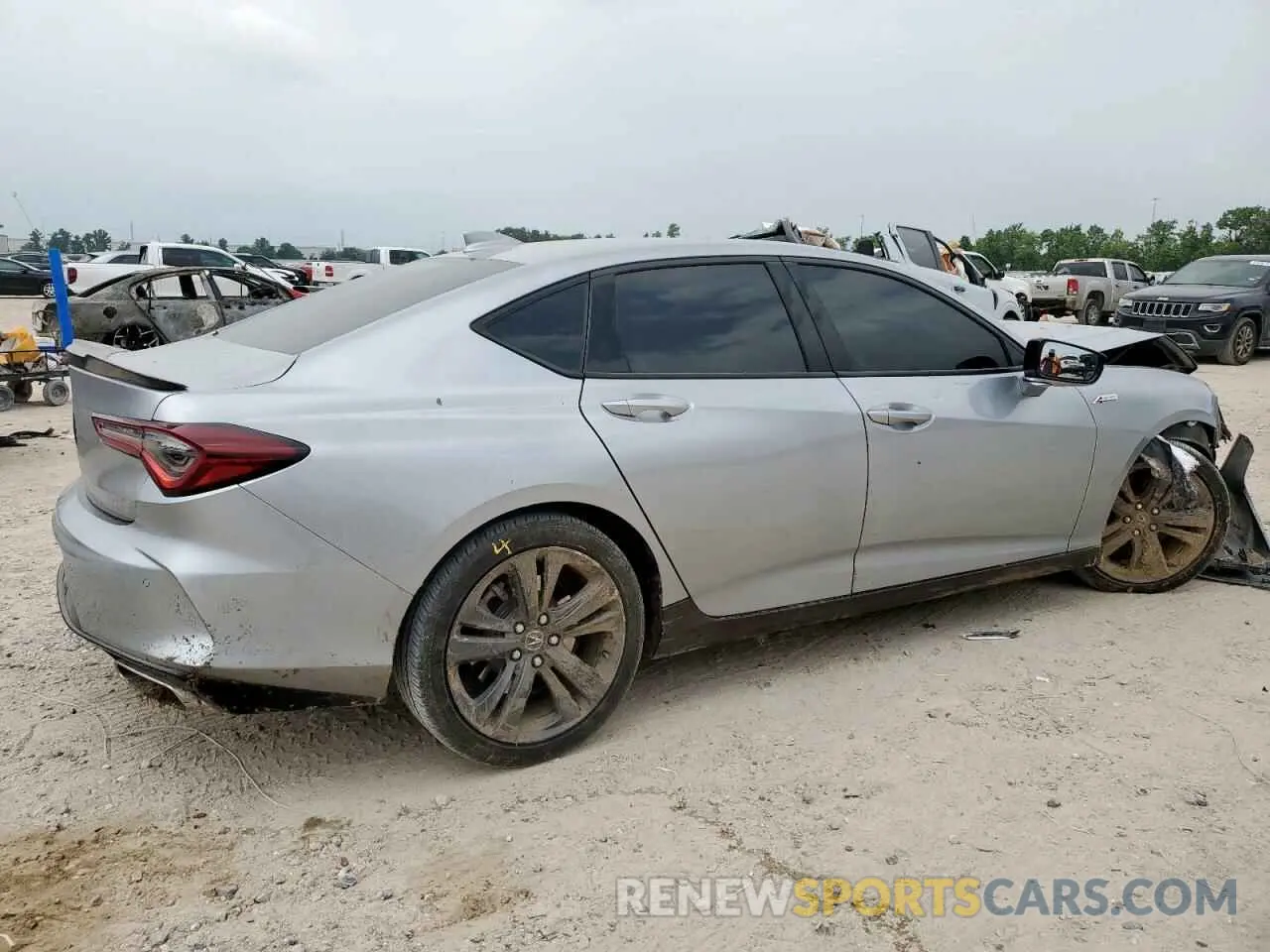 3 Photograph of a damaged car 19UUB5F5XNA005186 ACURA TLX 2022