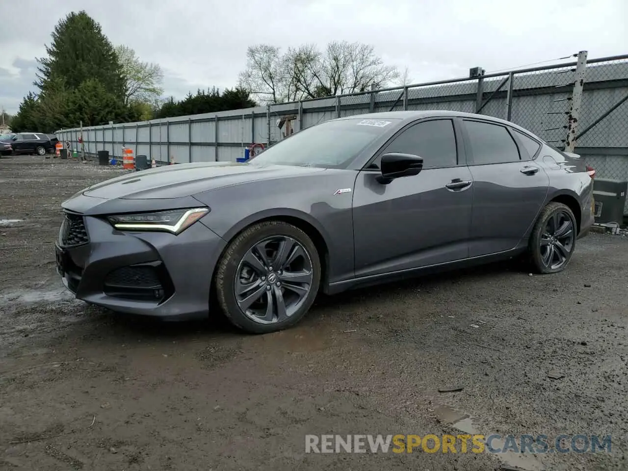 1 Photograph of a damaged car 19UUB6F50NA001041 ACURA TLX 2022