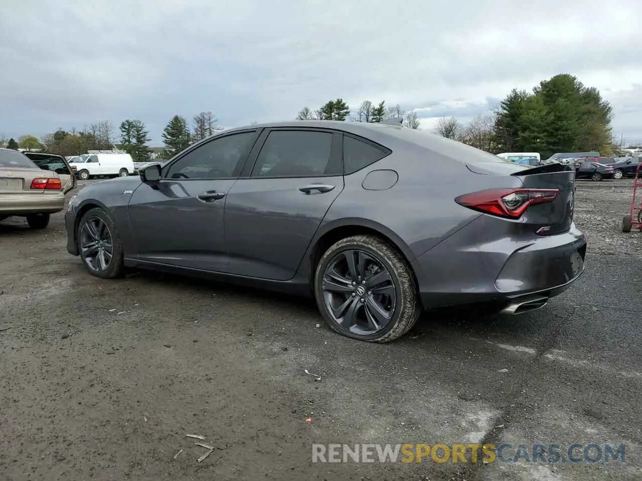 2 Photograph of a damaged car 19UUB6F50NA001041 ACURA TLX 2022