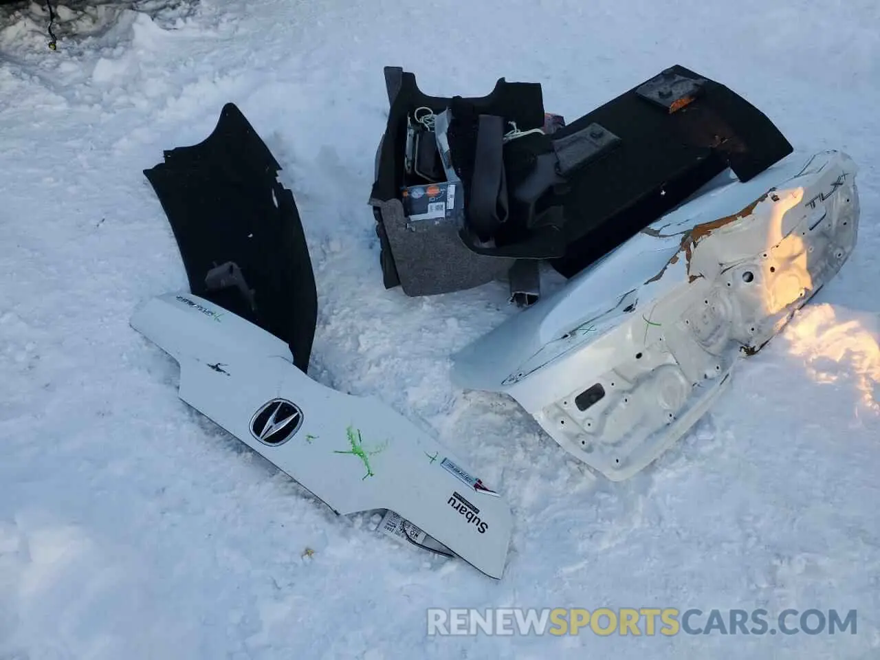 12 Photograph of a damaged car 19UUB6F50NA002030 ACURA TLX 2022